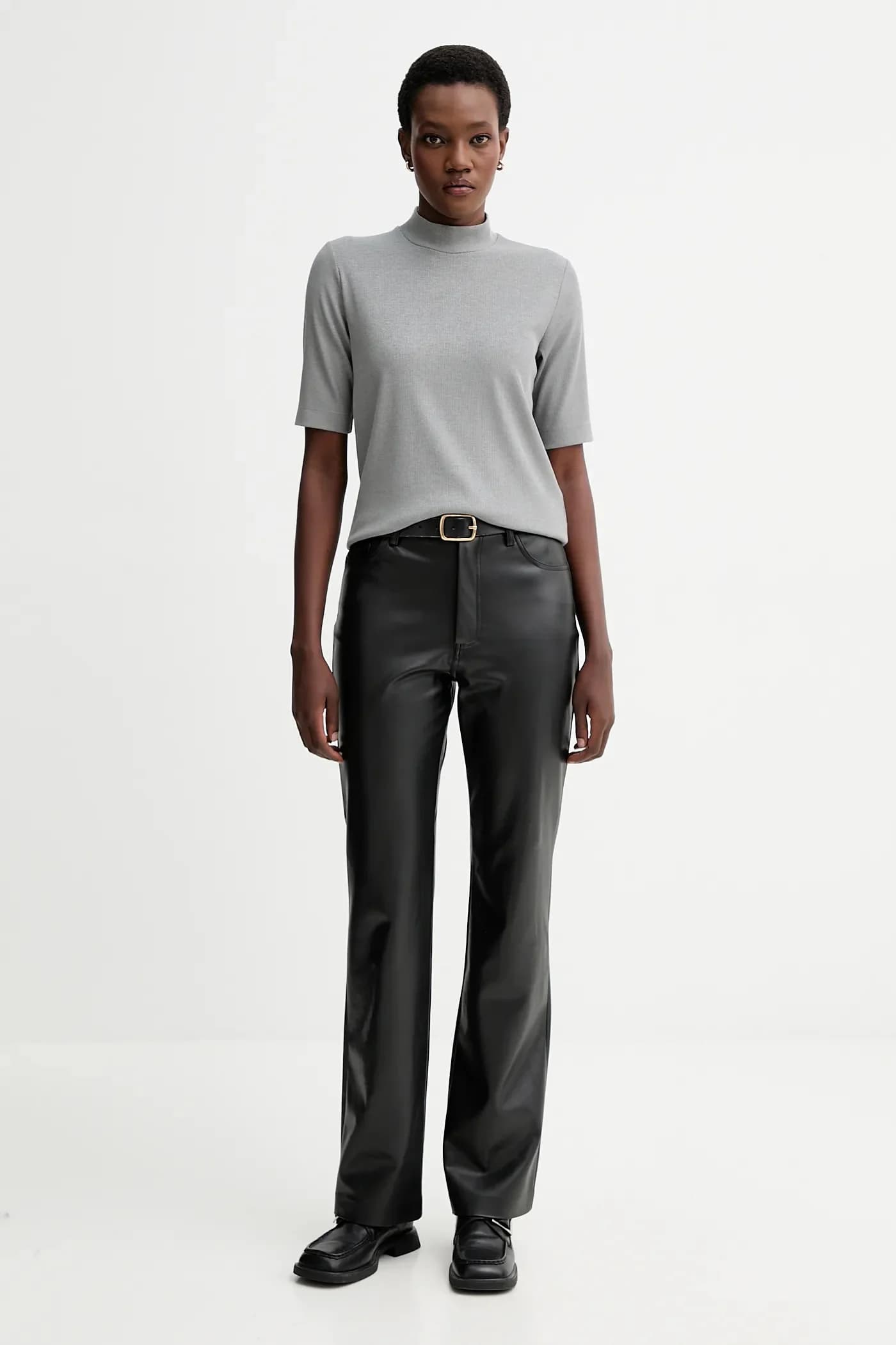 футболка серая для женщин - фото 2