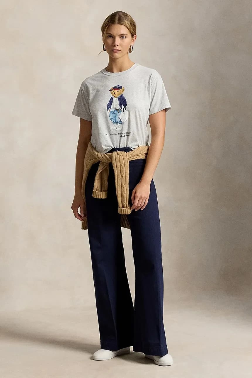 Женская хлопковая футболка серая для женщин - фото 3