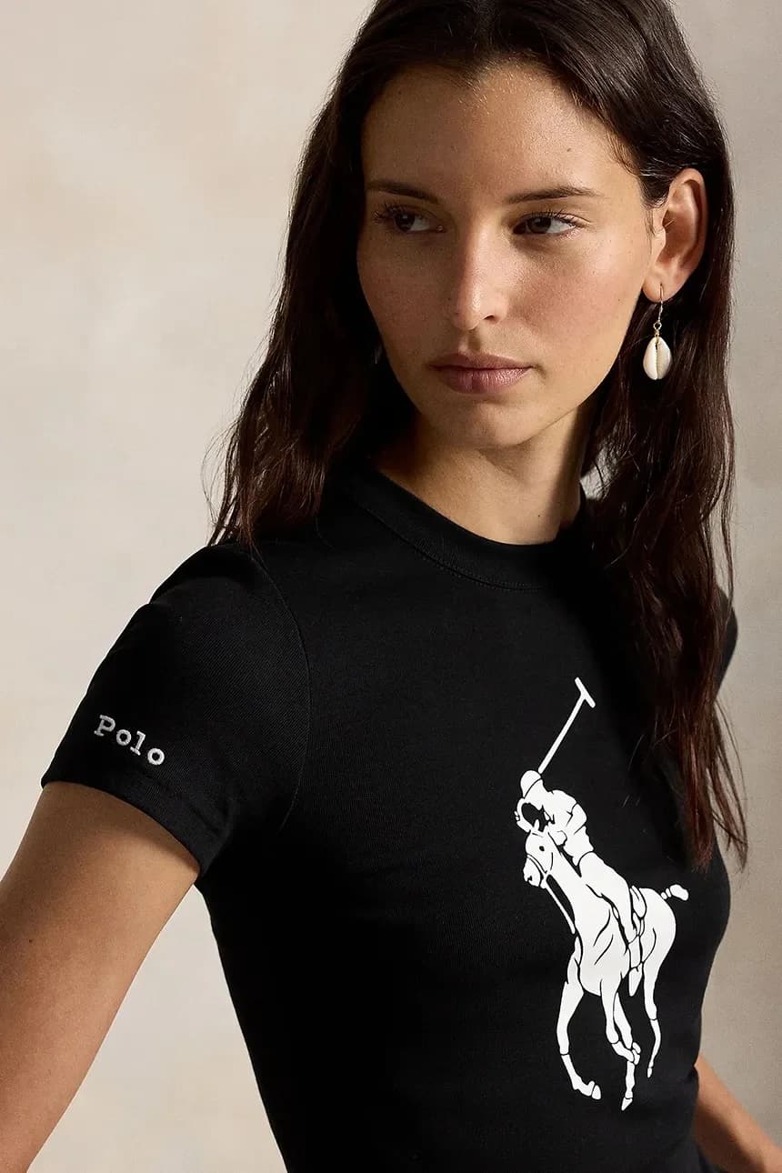 Женская хлопковая футболка черная для женщин - фото 4