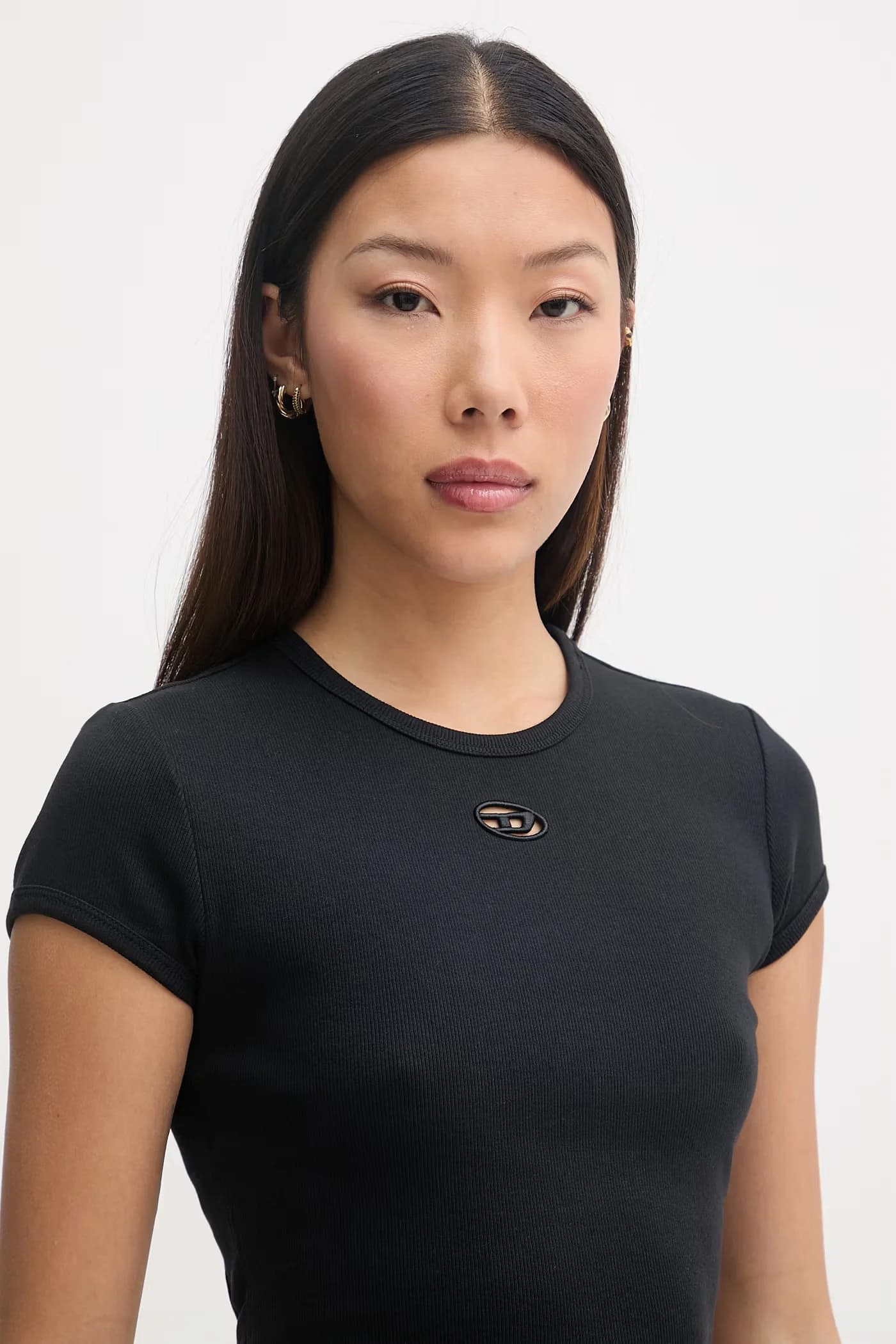 Женский укороченный топ из хлопка T-BUNNY-TAIL-S1 - фото 4