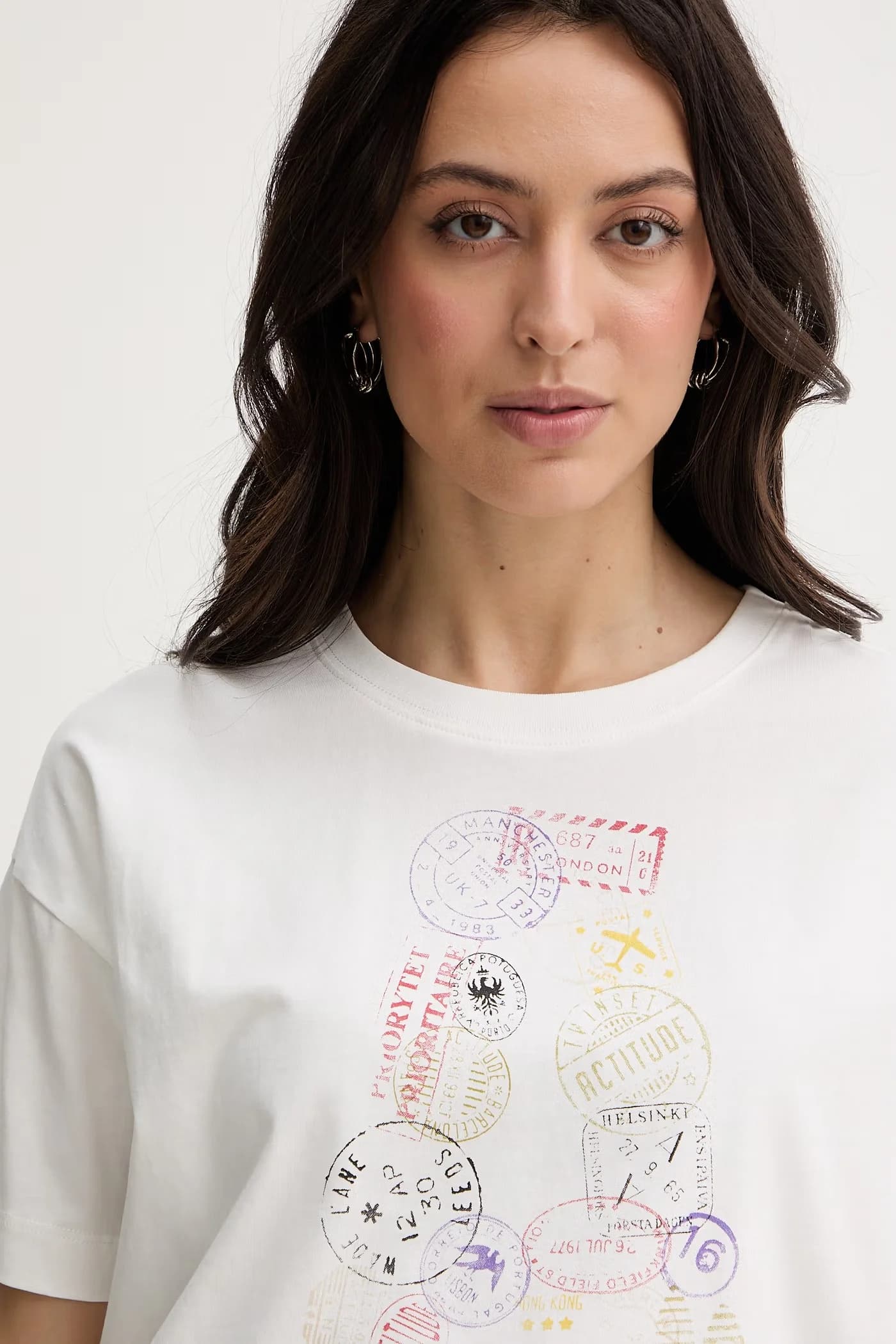 Женская хлопковая футболка белая для женщин - фото 4