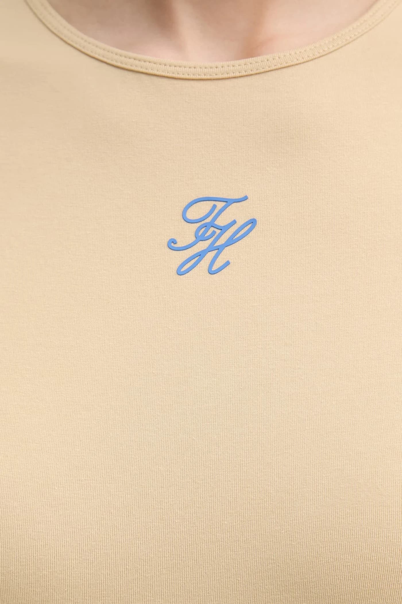 ЛЕТО женская футболка бежевая для женщин - фото 5