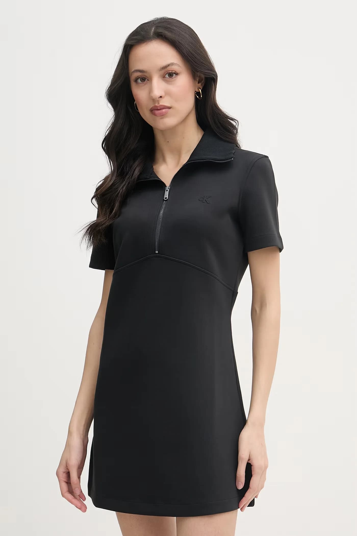 Платье из вискозы черное для женщин