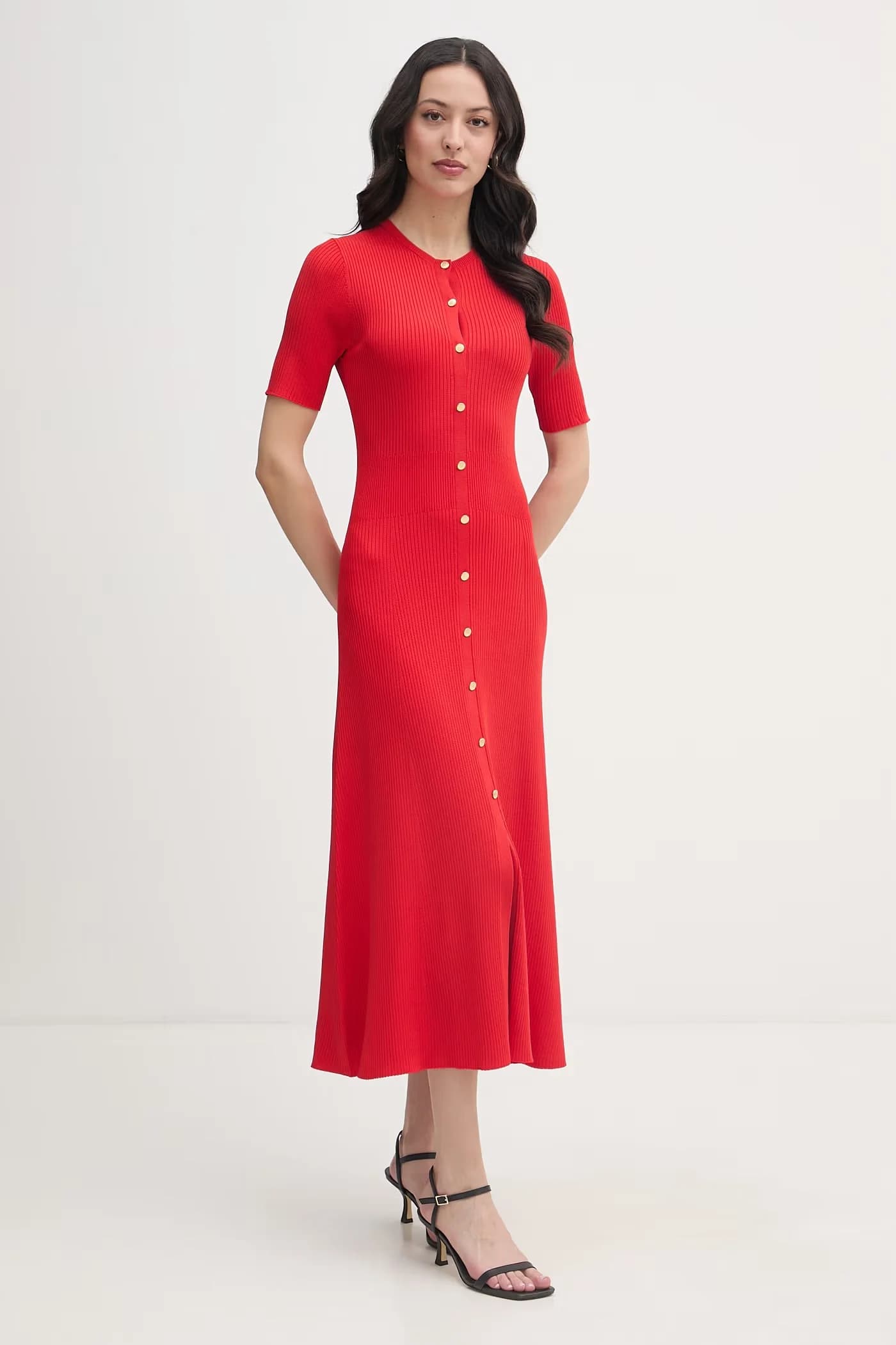 Платье красное для женщин - фото 2