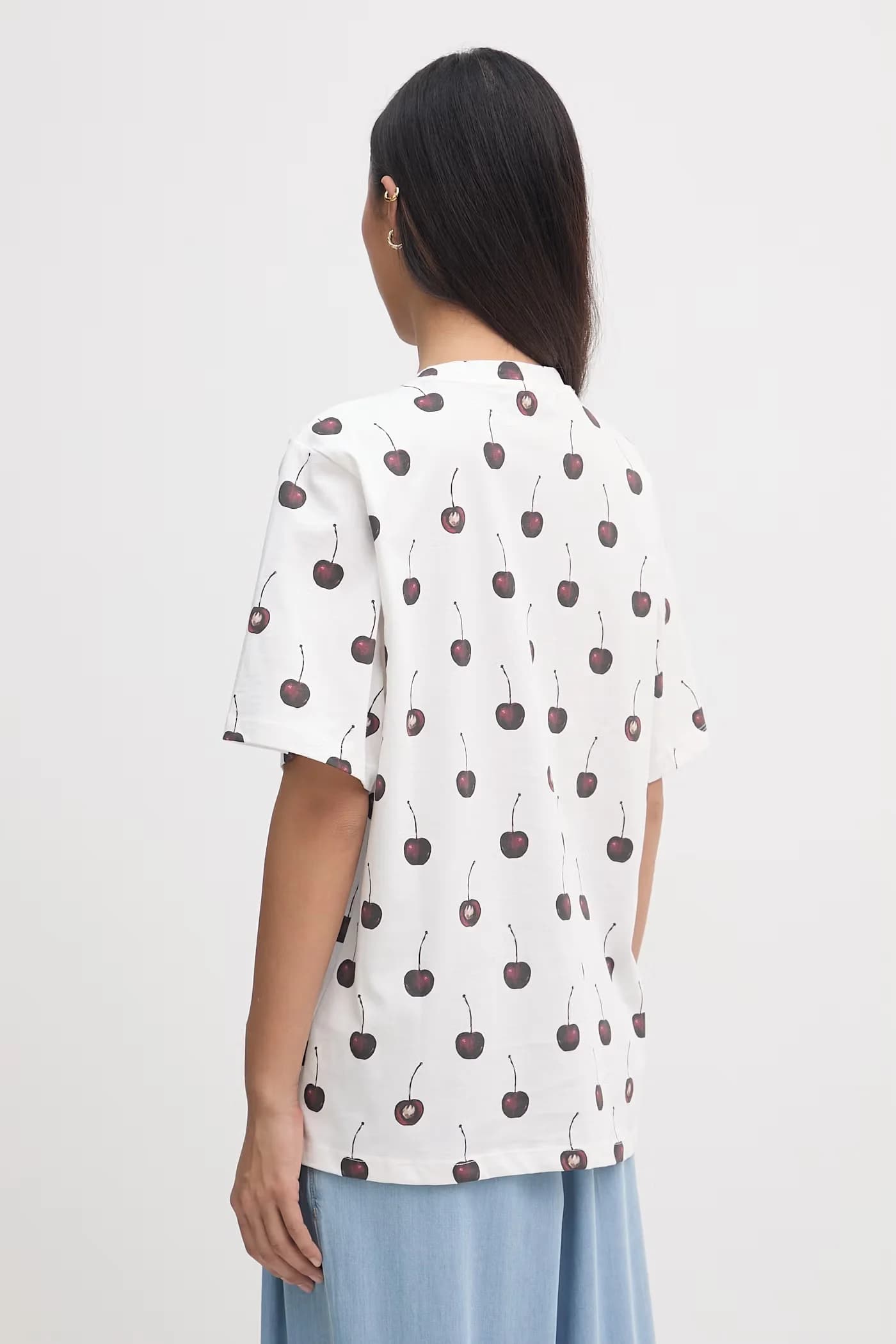 Базовая женская хлопковая футболка белая для женщин - фото 3