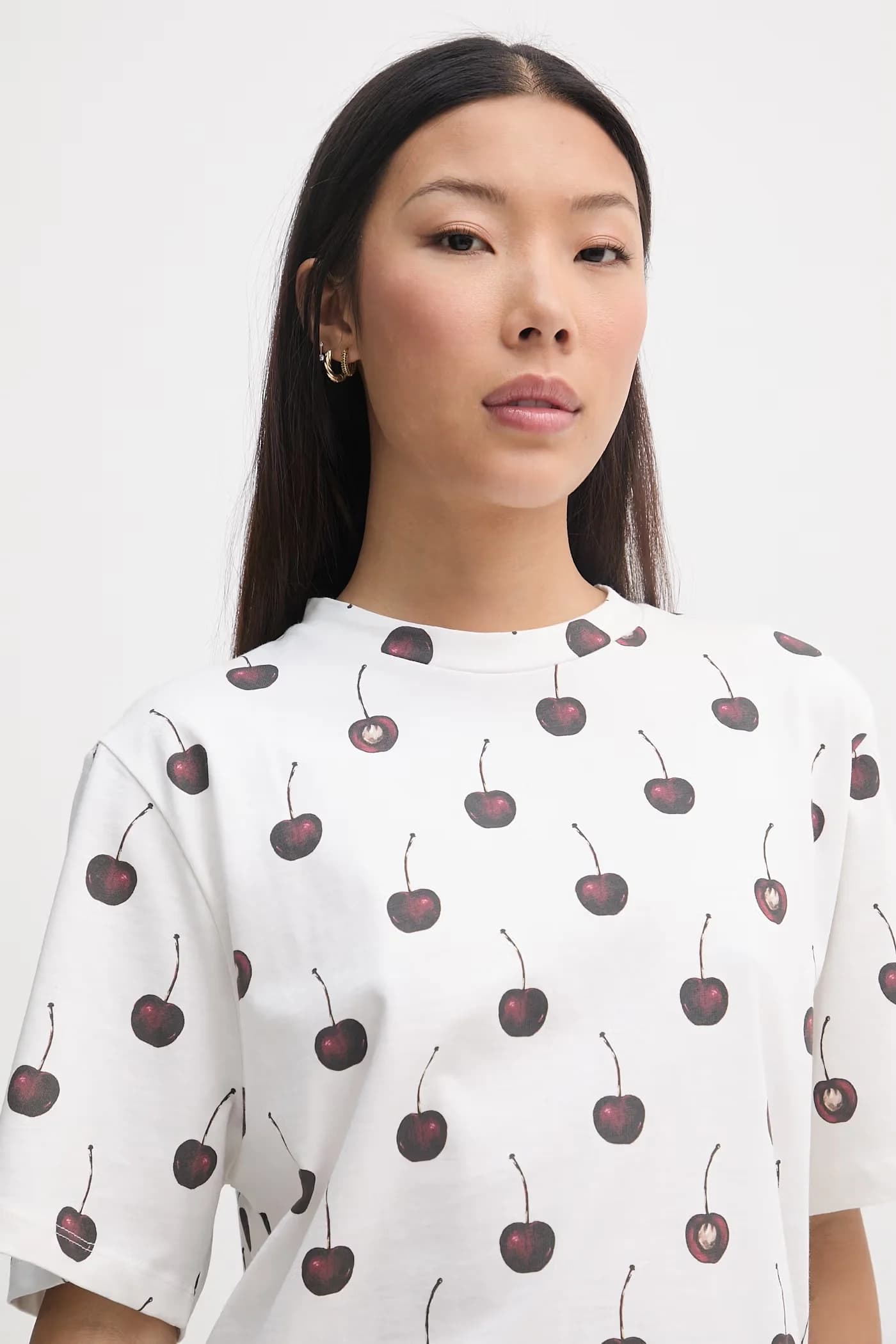 Базовая женская хлопковая футболка белая для женщин - фото 4