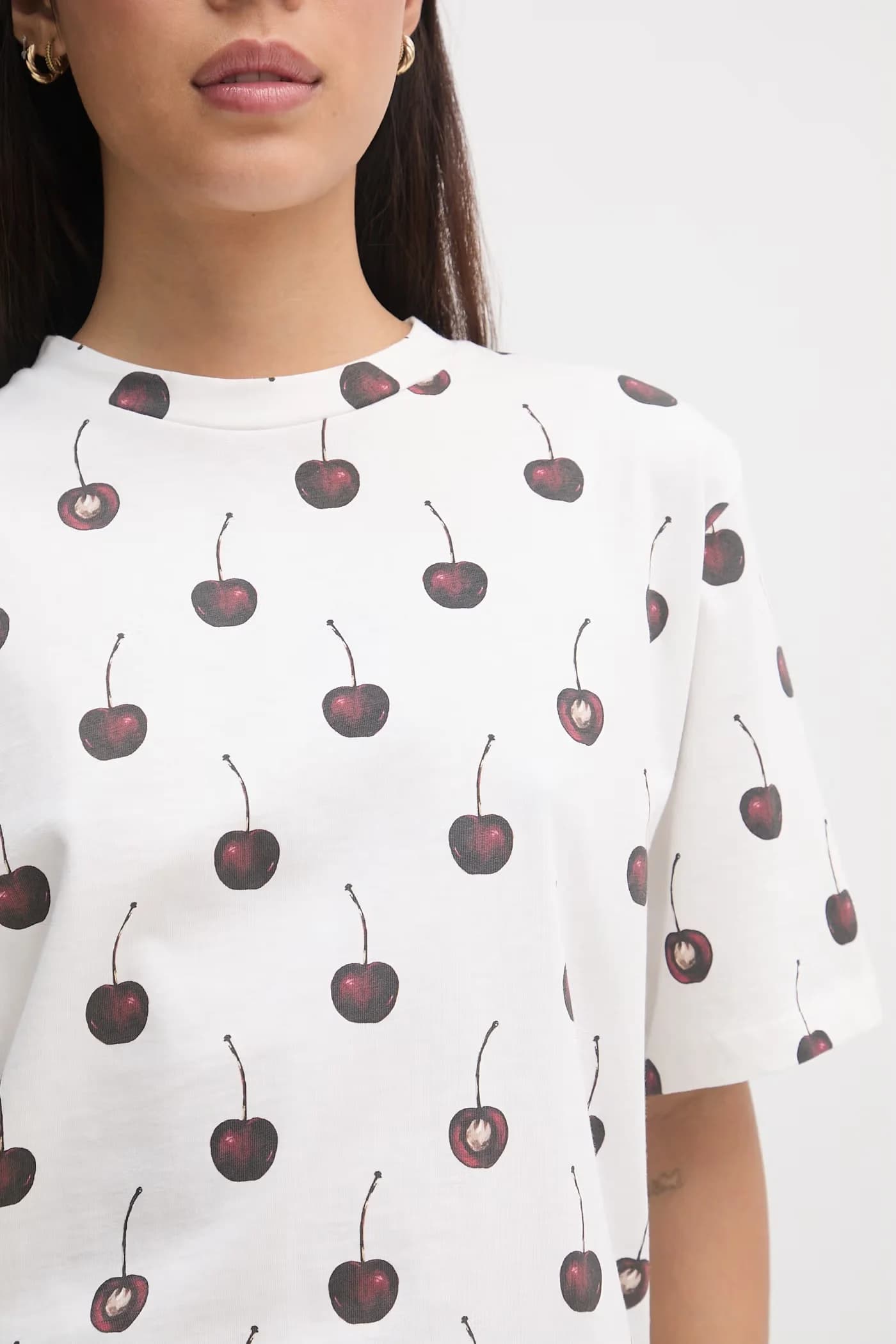 Базовая женская хлопковая футболка белая для женщин - фото 5