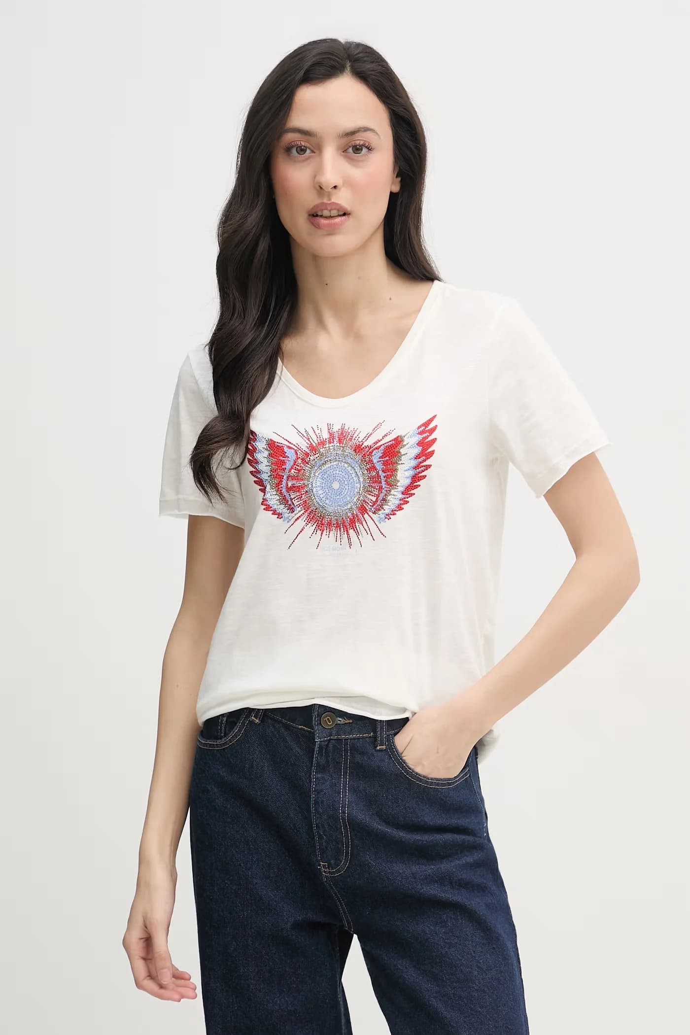 Женская хлопковая футболка Romi