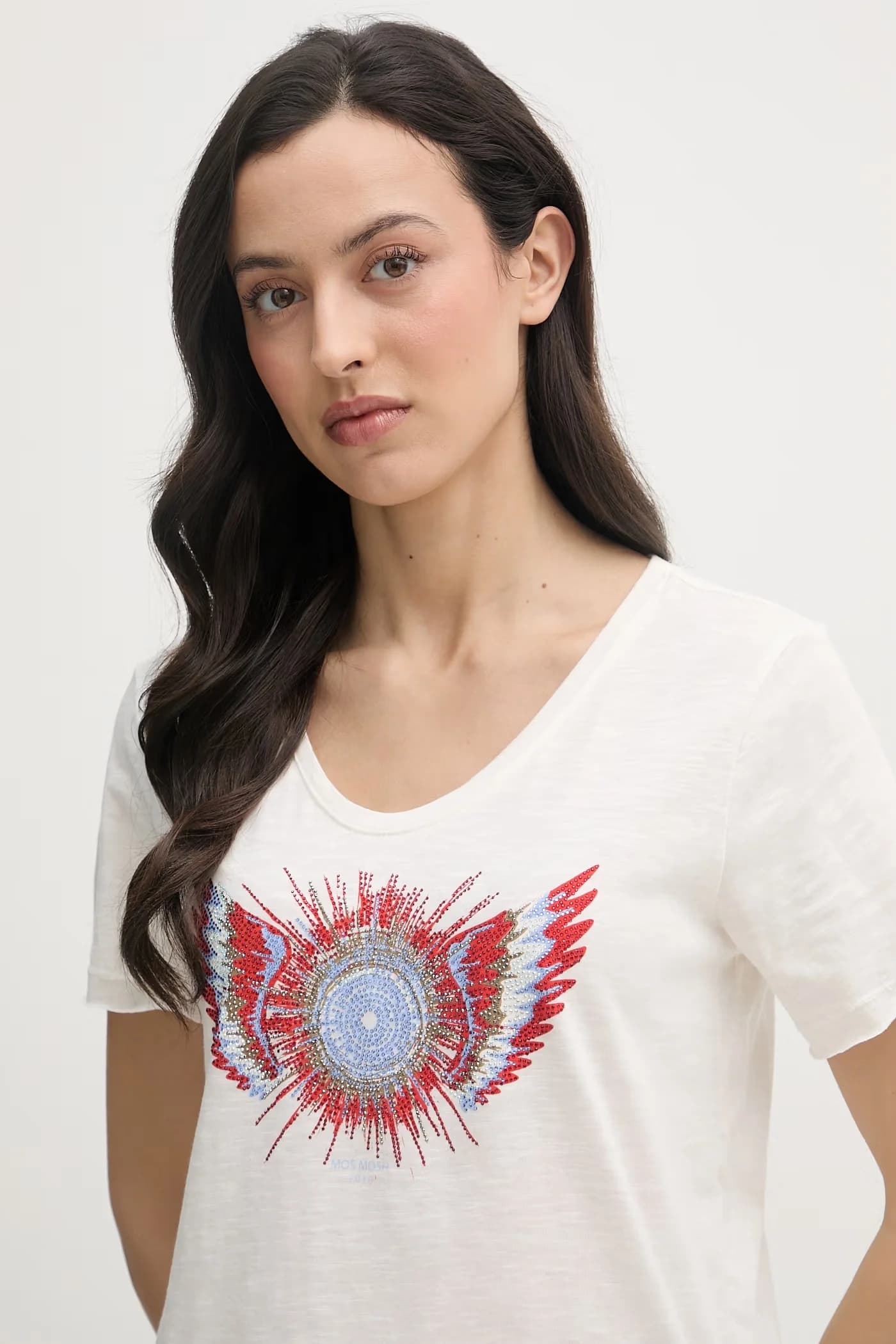 Женская хлопковая футболка Romi - фото 4