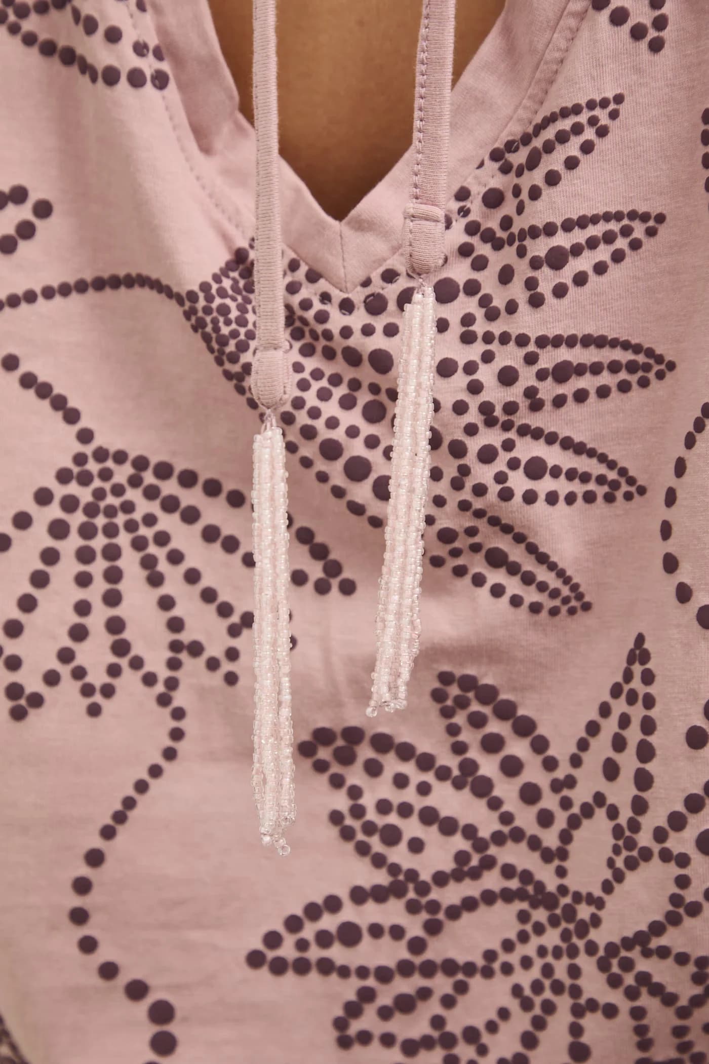 Хлопковая футболка розовая для женщин - фото 6