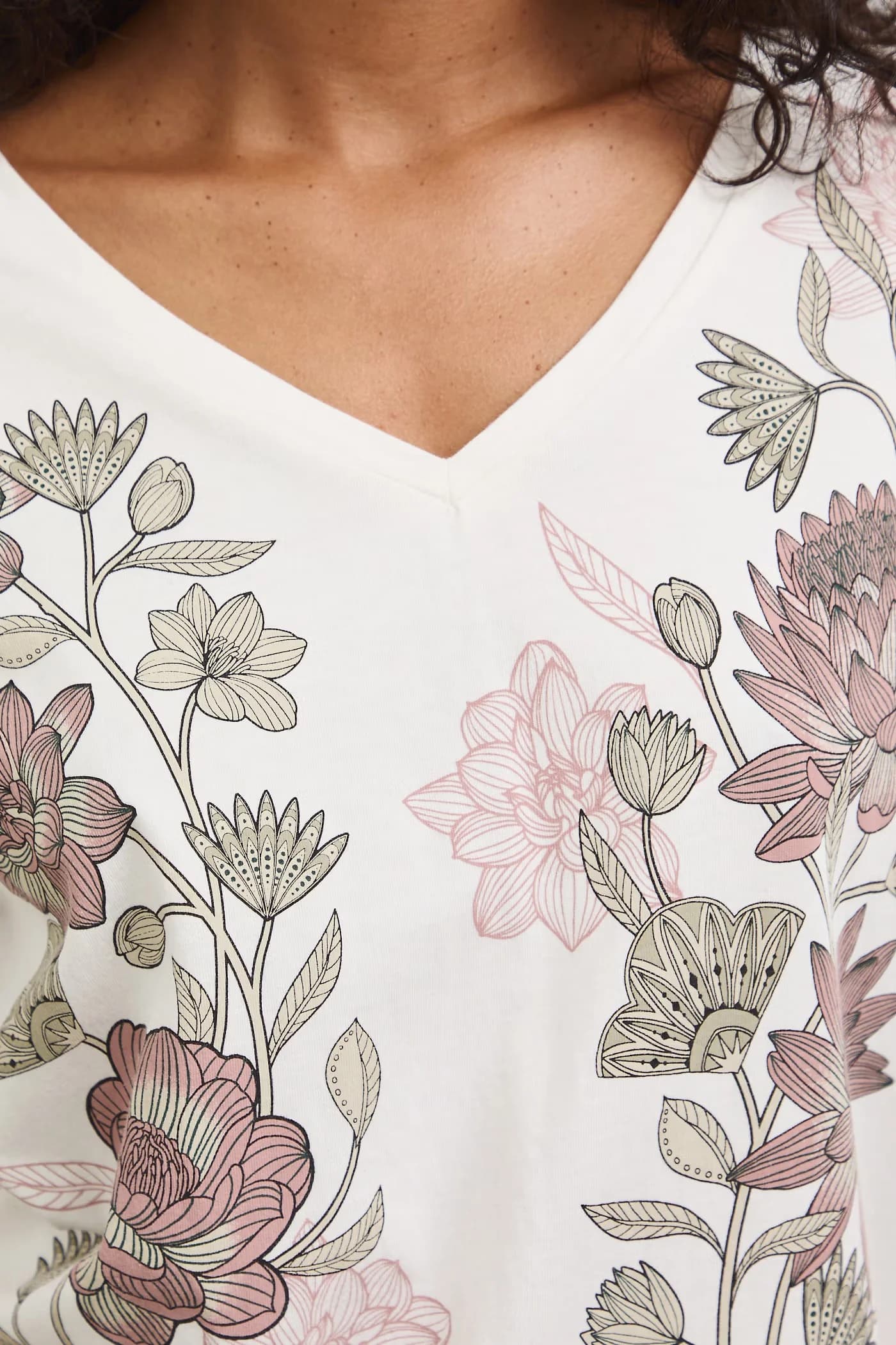 Хлопковая футболка бежевая для женщин - фото 5