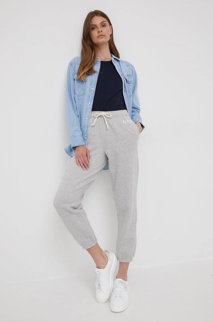 Хлопковая футболка военно-морской для женщин - фото 2