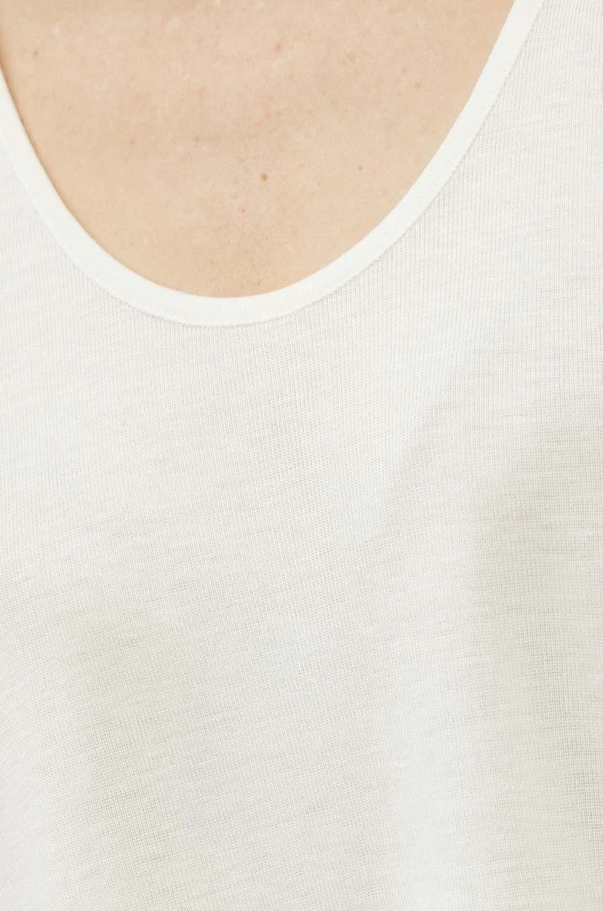 футболка бежевая для женщин - фото 5