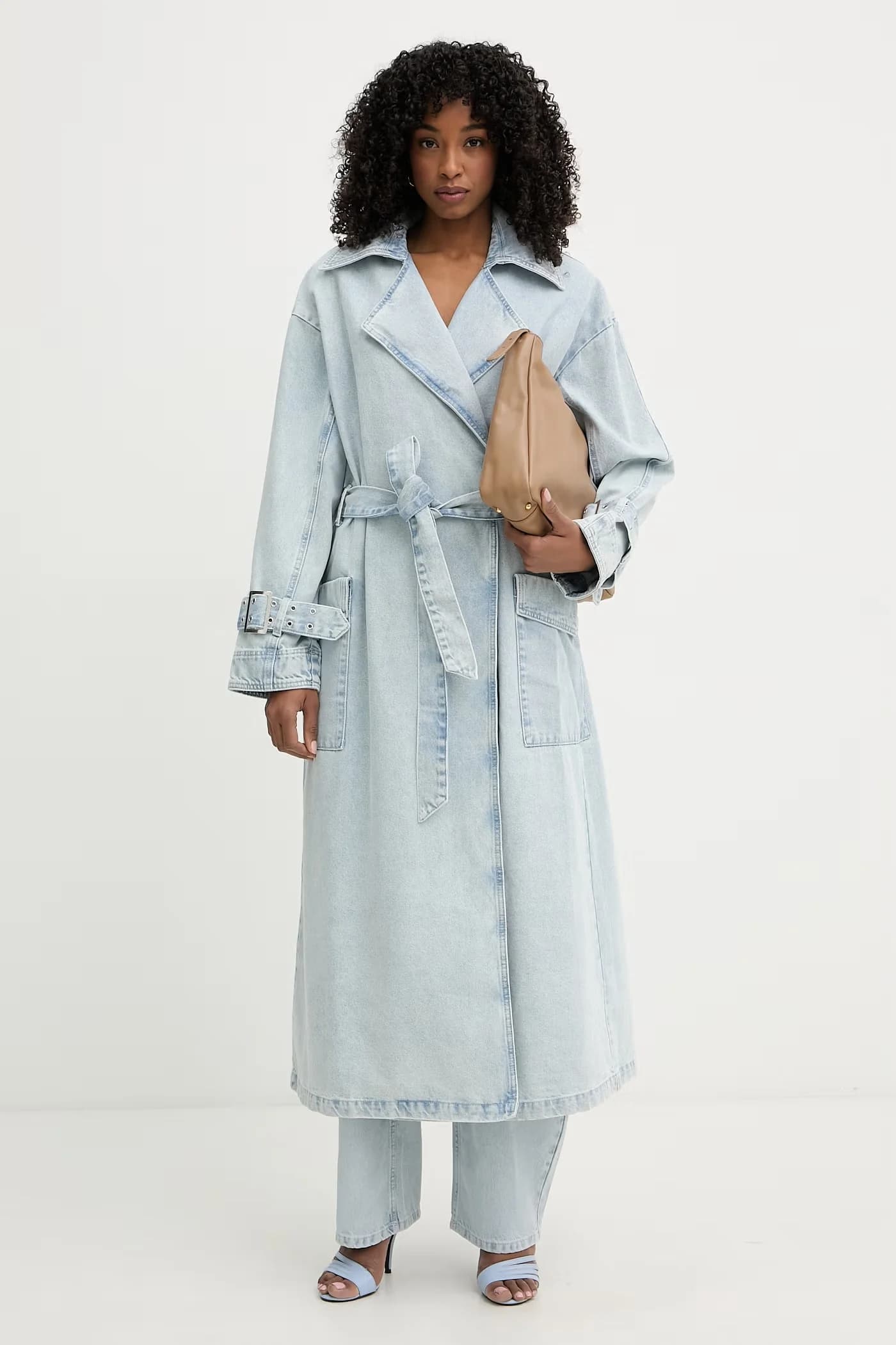 Женский джинсовый тренч - фото 2