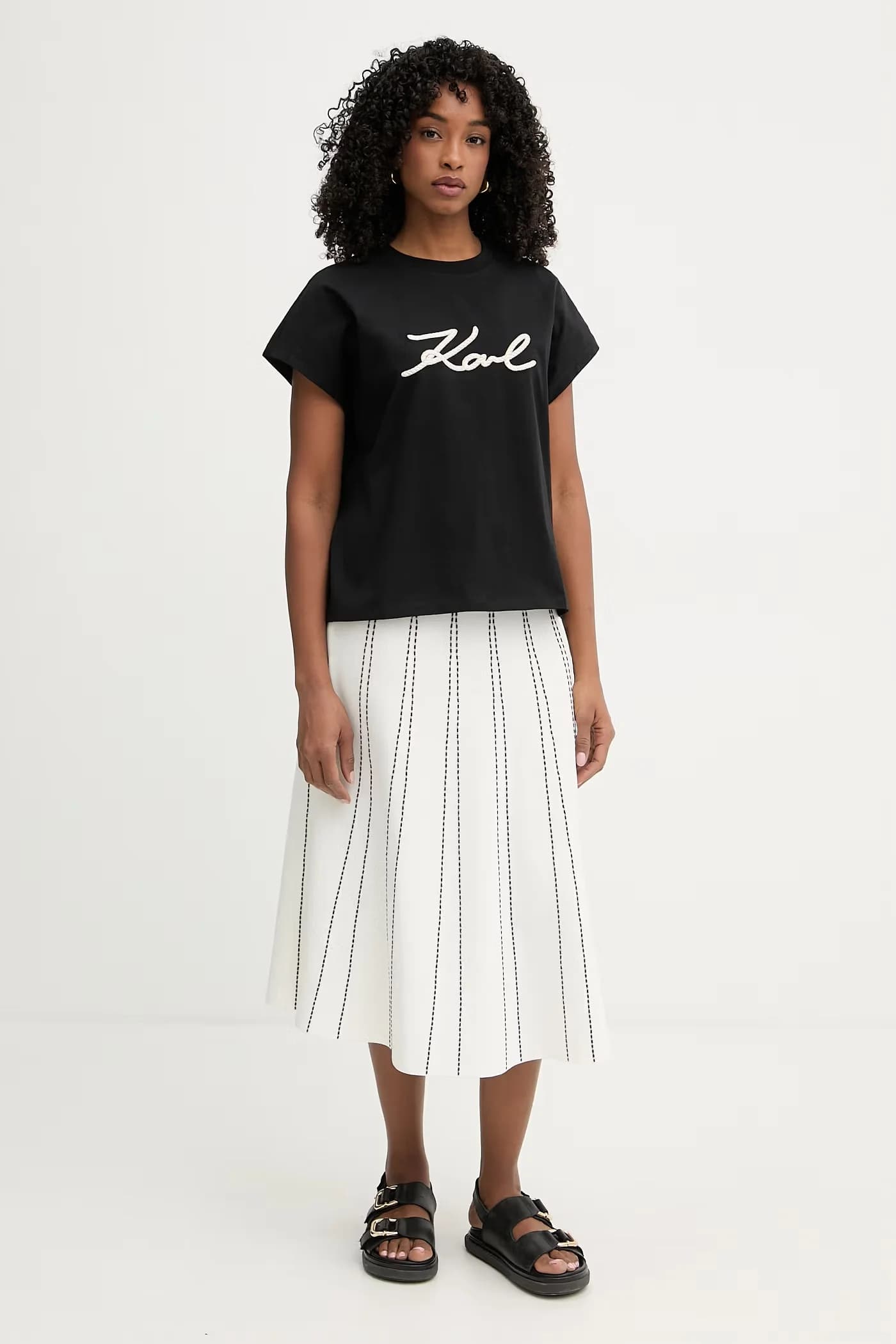 Женская хлопковая футболка - фото 2