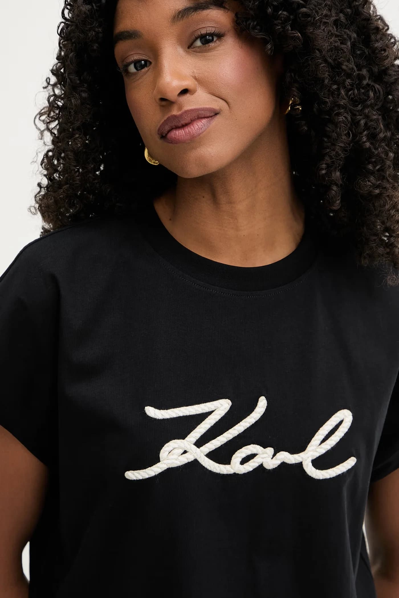 Женская хлопковая футболка - фото 4