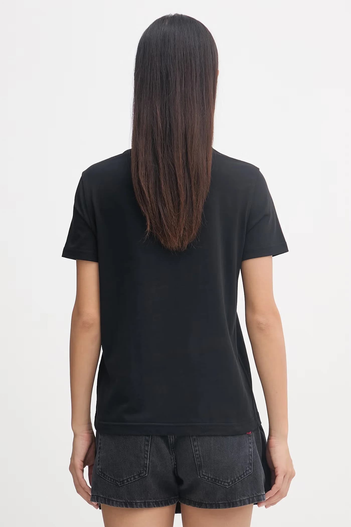 Базовая женская футболка из хлопка T-REG-S2 - фото 3