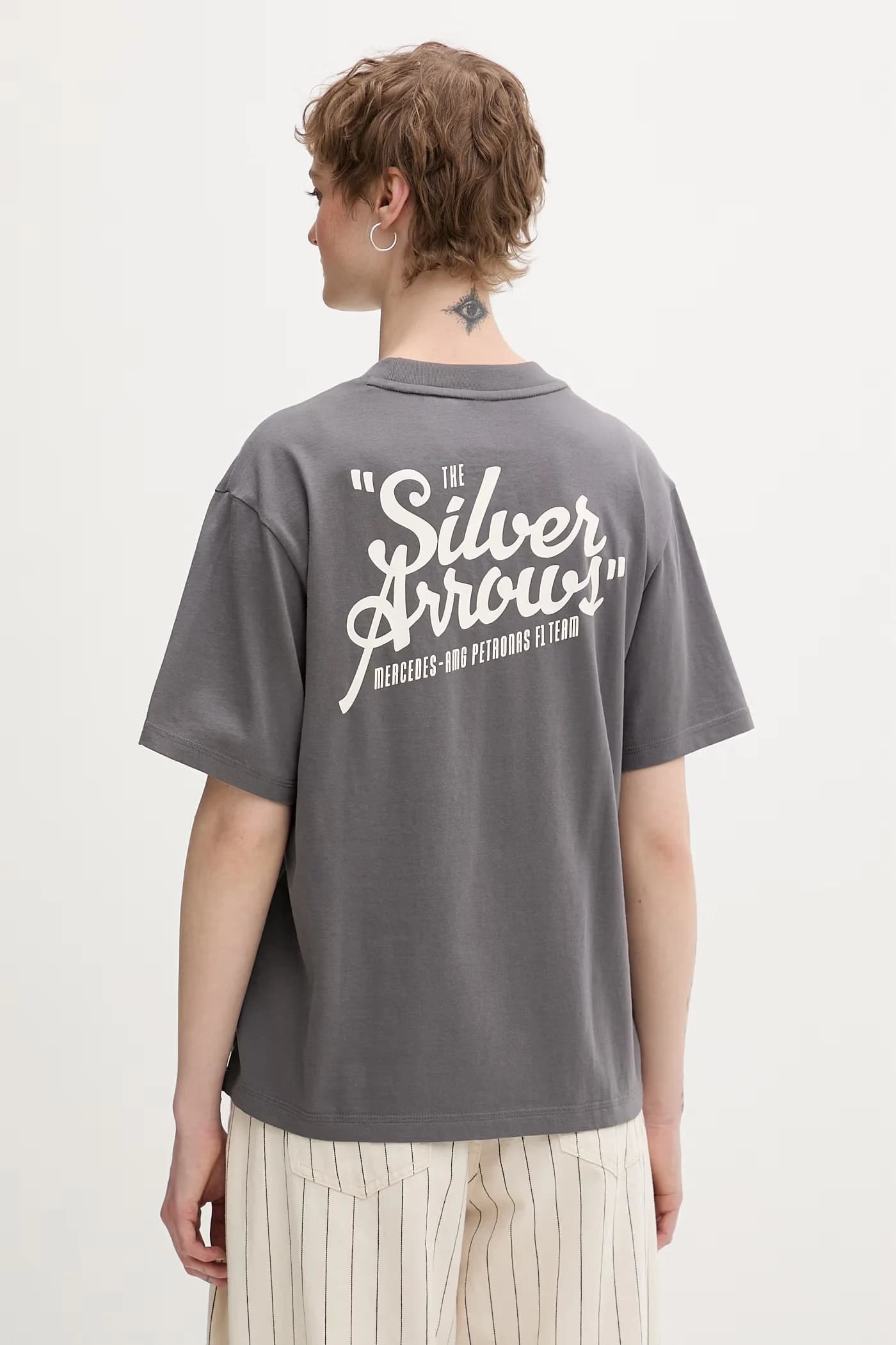 Женская хлопковая футболка x Mercedes