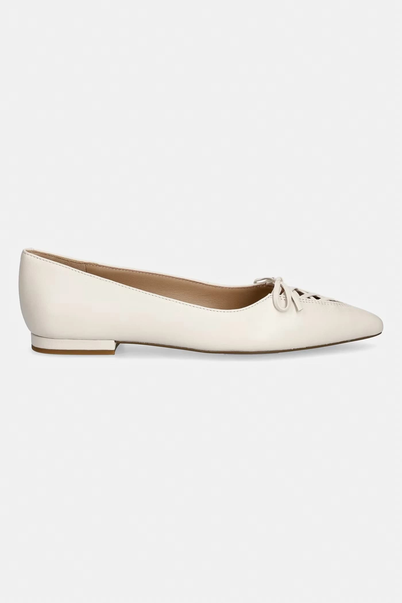 Кожаные балетки London на шнуровке - фото 2