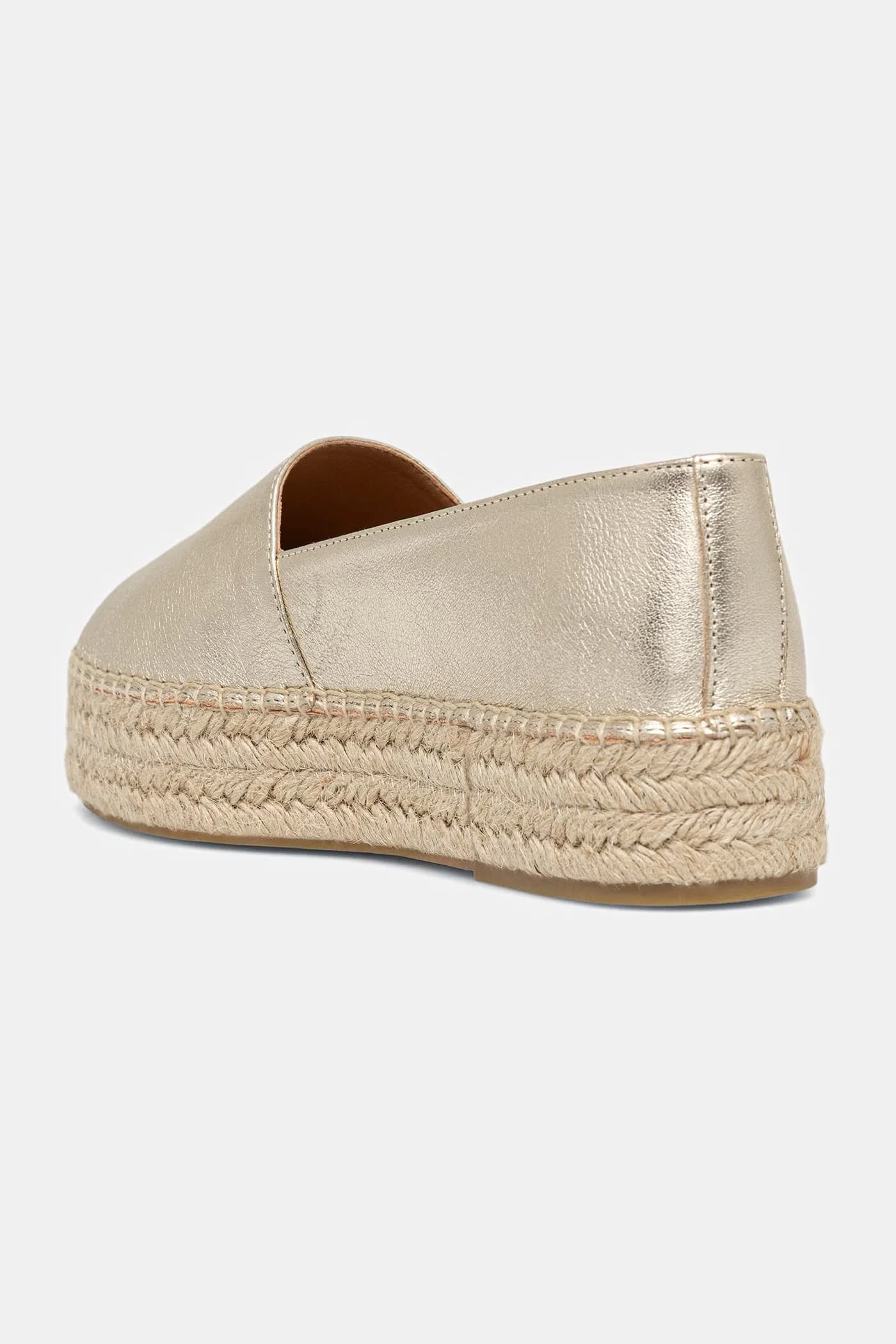 Женские кожаные эспадрильи на платформе - фото 3
