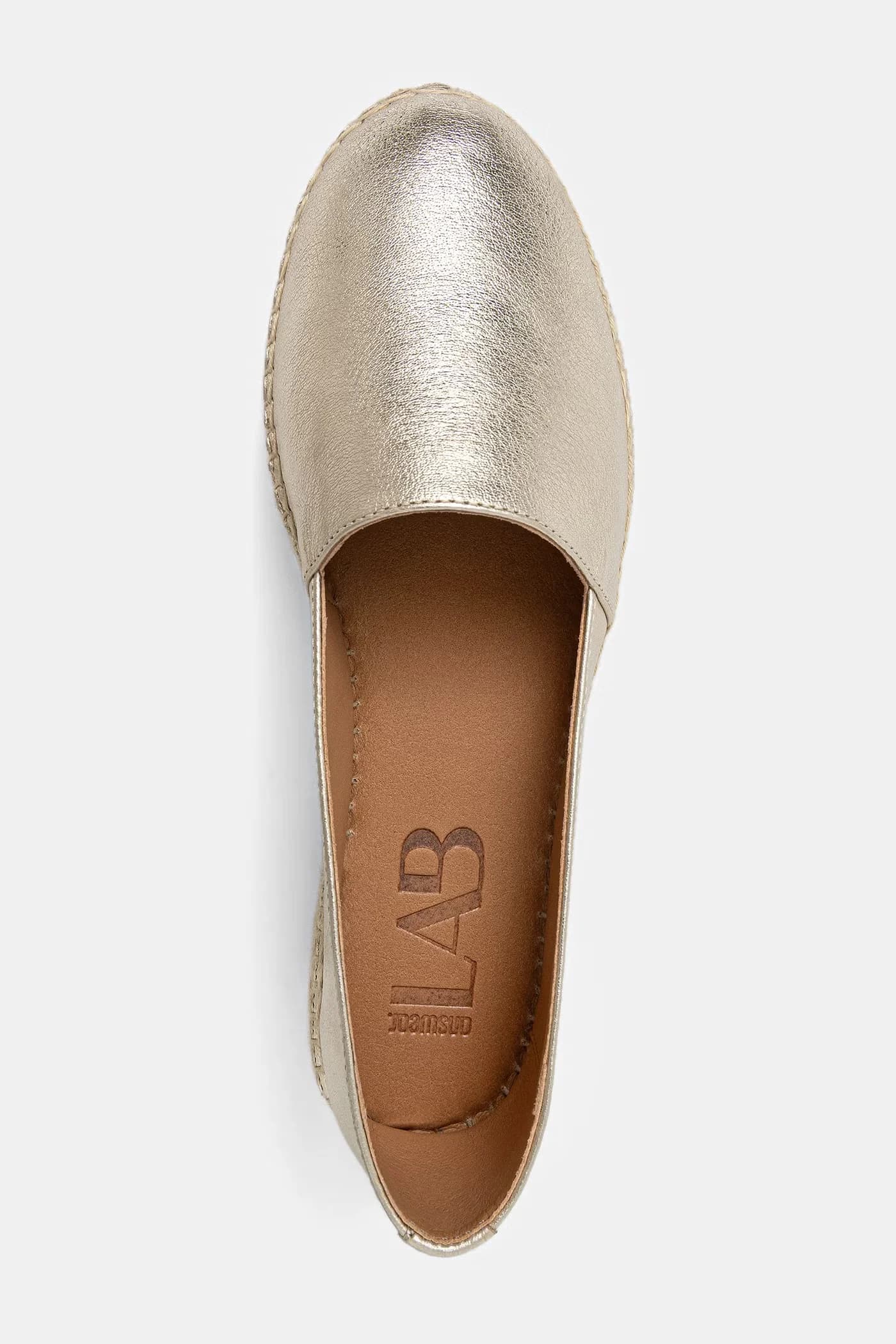 Женские кожаные эспадрильи на платформе - фото 4