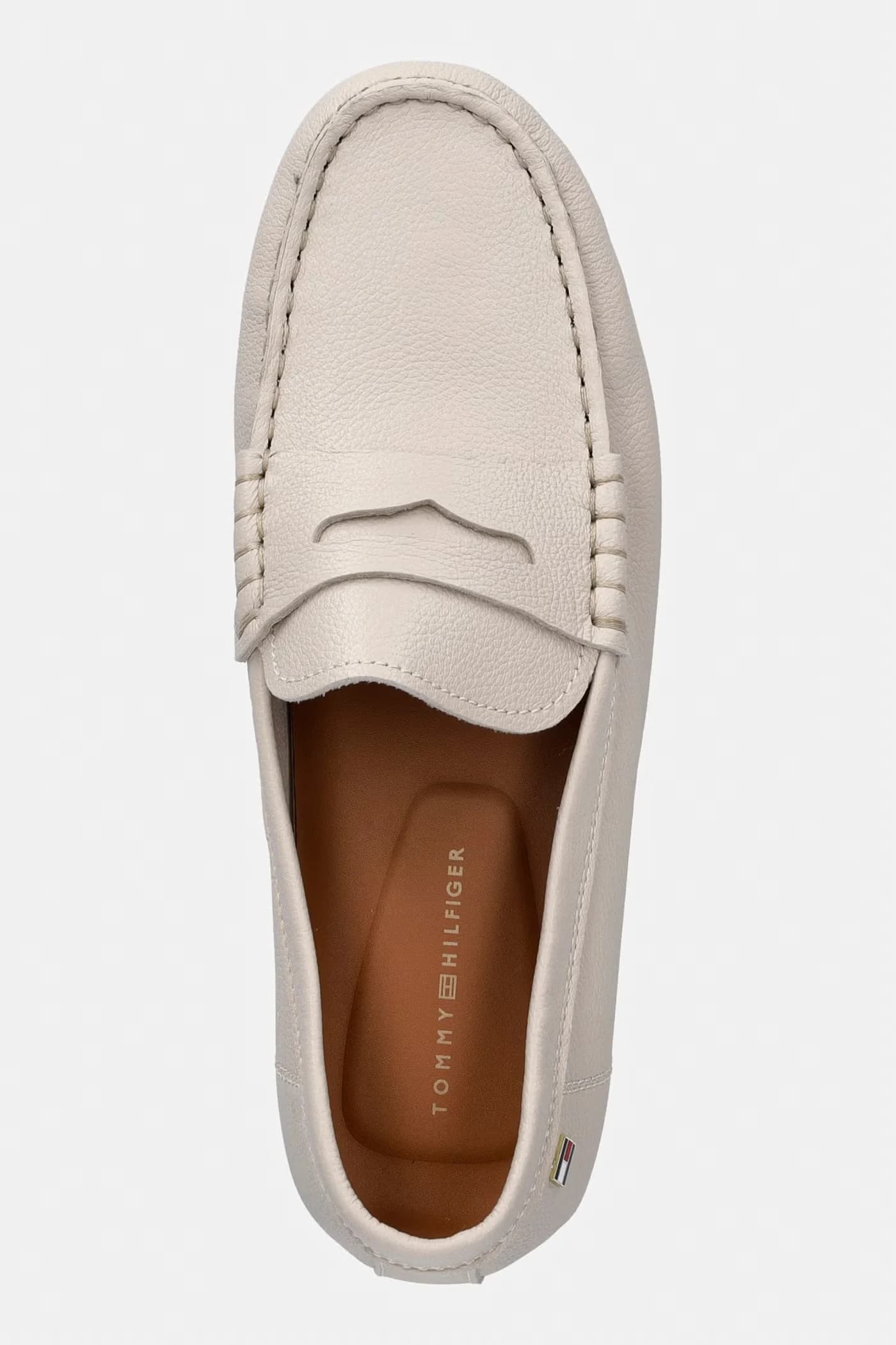 Женские кожаные мокасины FLAG LEATHER DRIVER LOAFER - фото 4