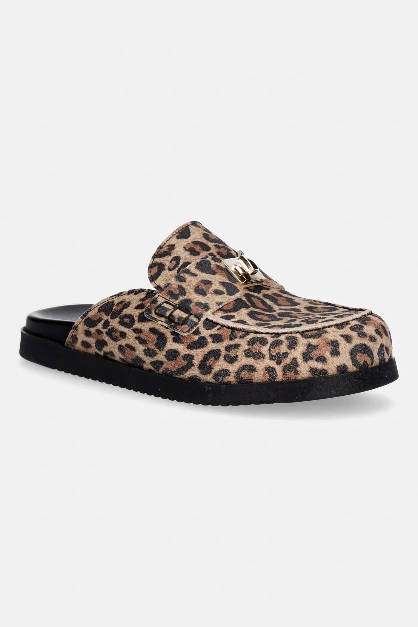 Женские тапочки Megg из нубука с закрытыми носками