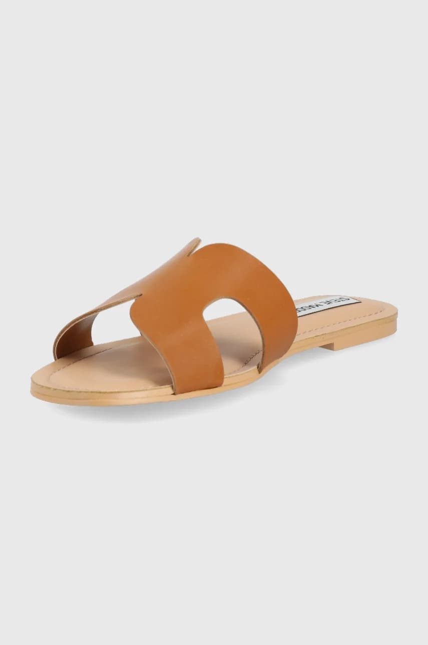 Кожаные шлепанцы - фото 3