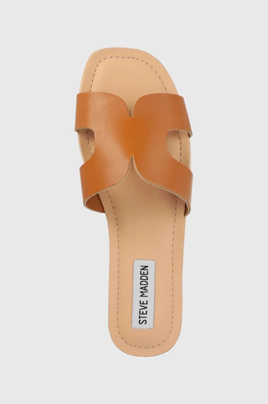 Кожаные шлепанцы - фото 4