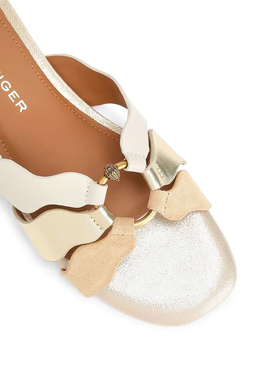 Женские кожаные тапочки Sun Wave Flat Sandal - фото 4