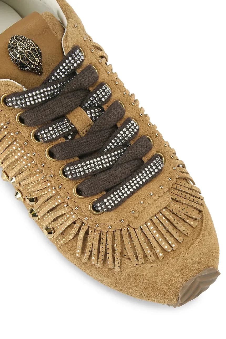 Женские кожаные кроссовки Islington Fringe Sneaker - фото 4