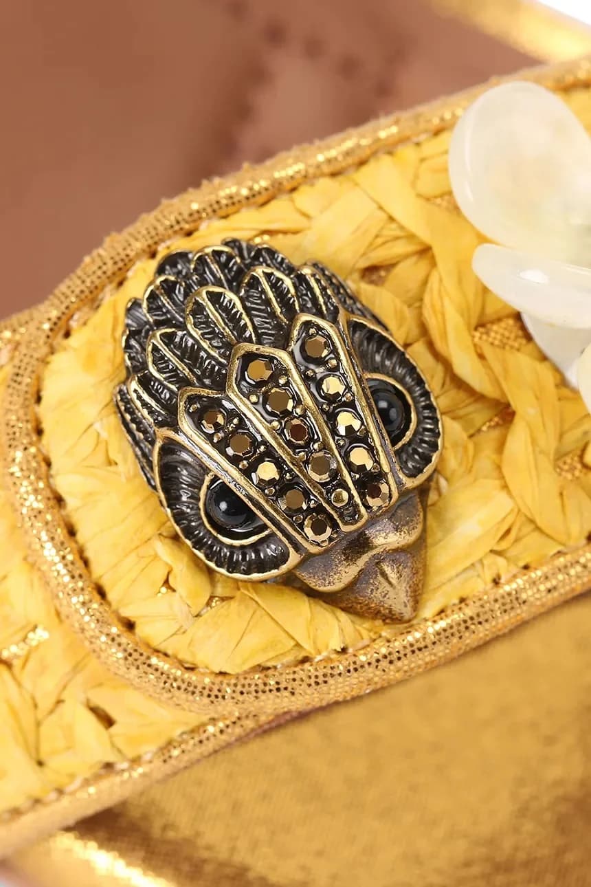 Босоножки Kensington Langley на каблуке из рафии - фото 5