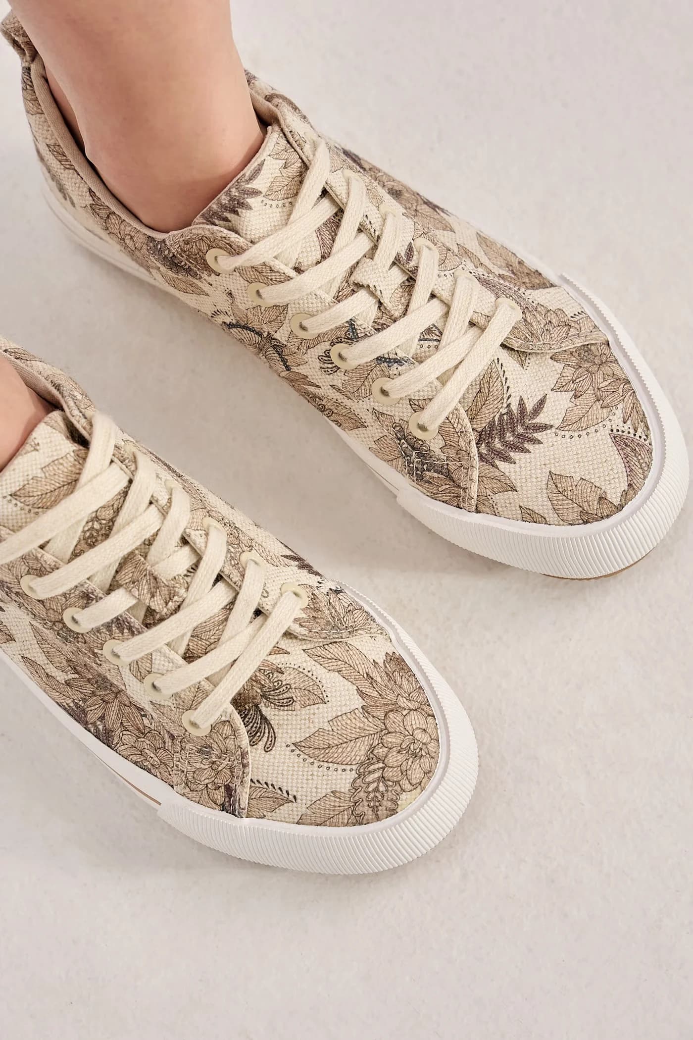 Женские хлопковые кроссовки - фото 8