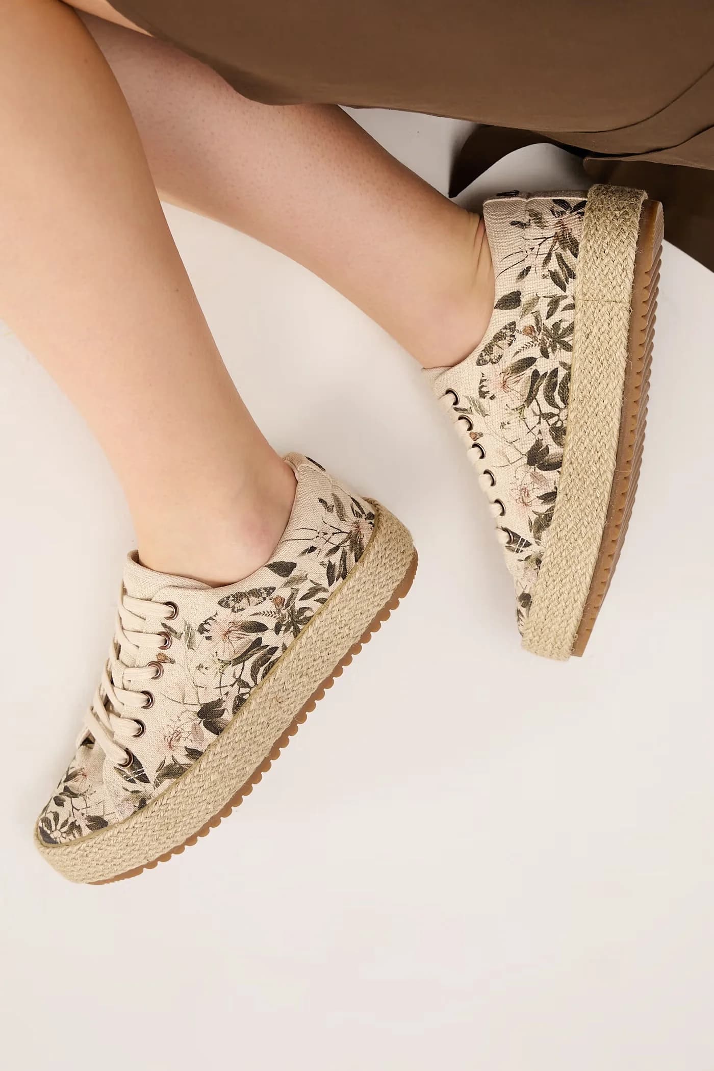 Женские хлопковые кроссовки - фото 8