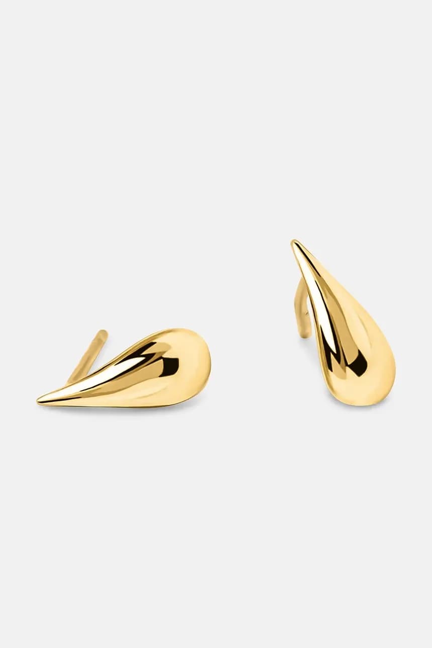 ВИНТАЖНЫЕ серебряные серьги с позолотой - фото 2