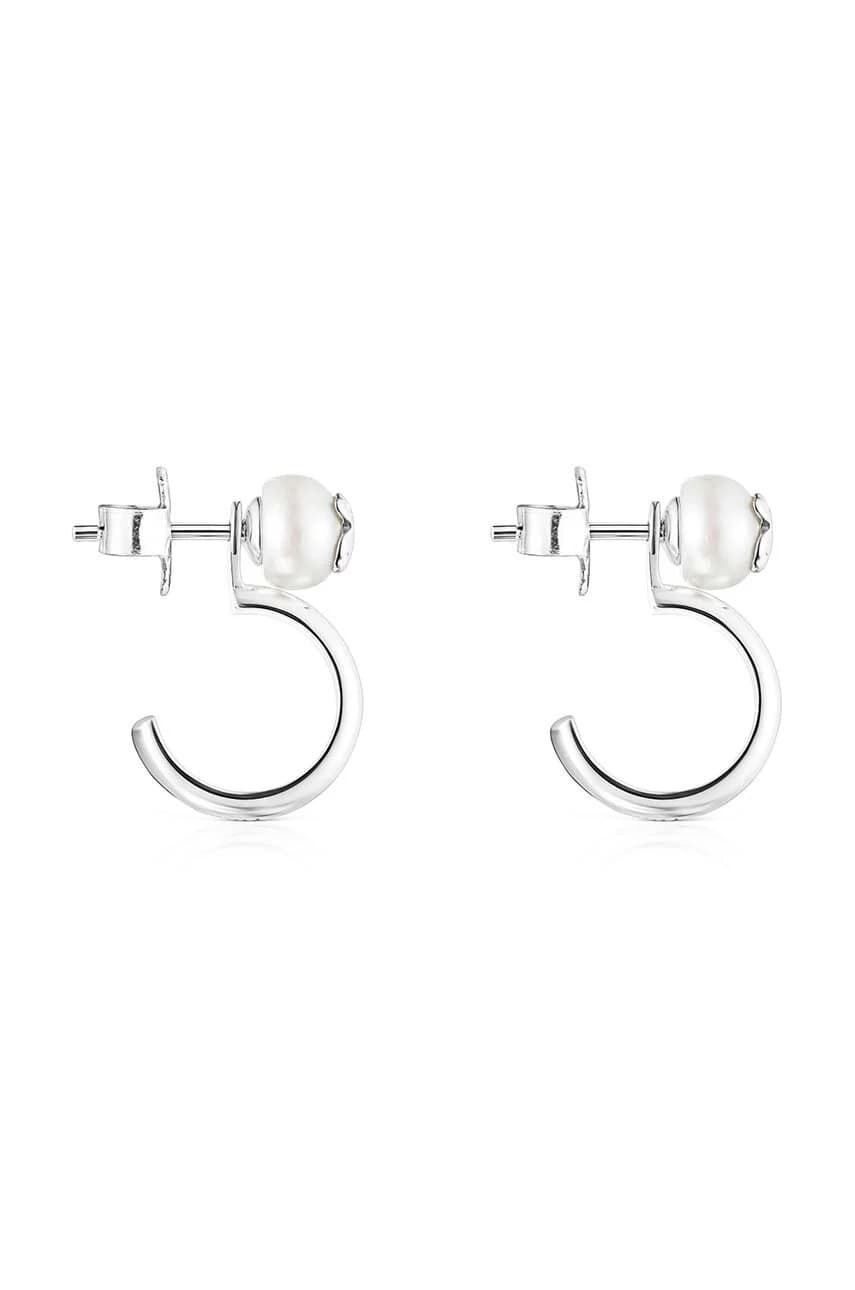 Серебряные серьги Icon Pearl с жемчугом - фото 2