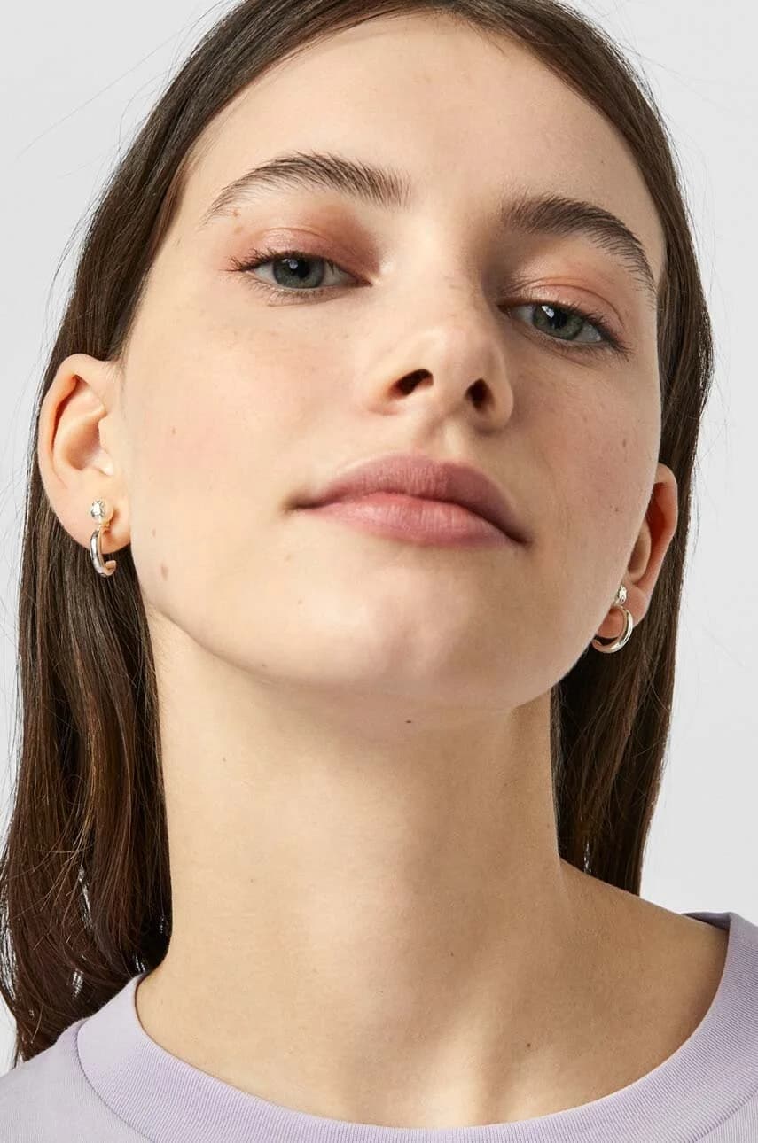 Серебряные серьги Icon Pearl с жемчугом - фото 6