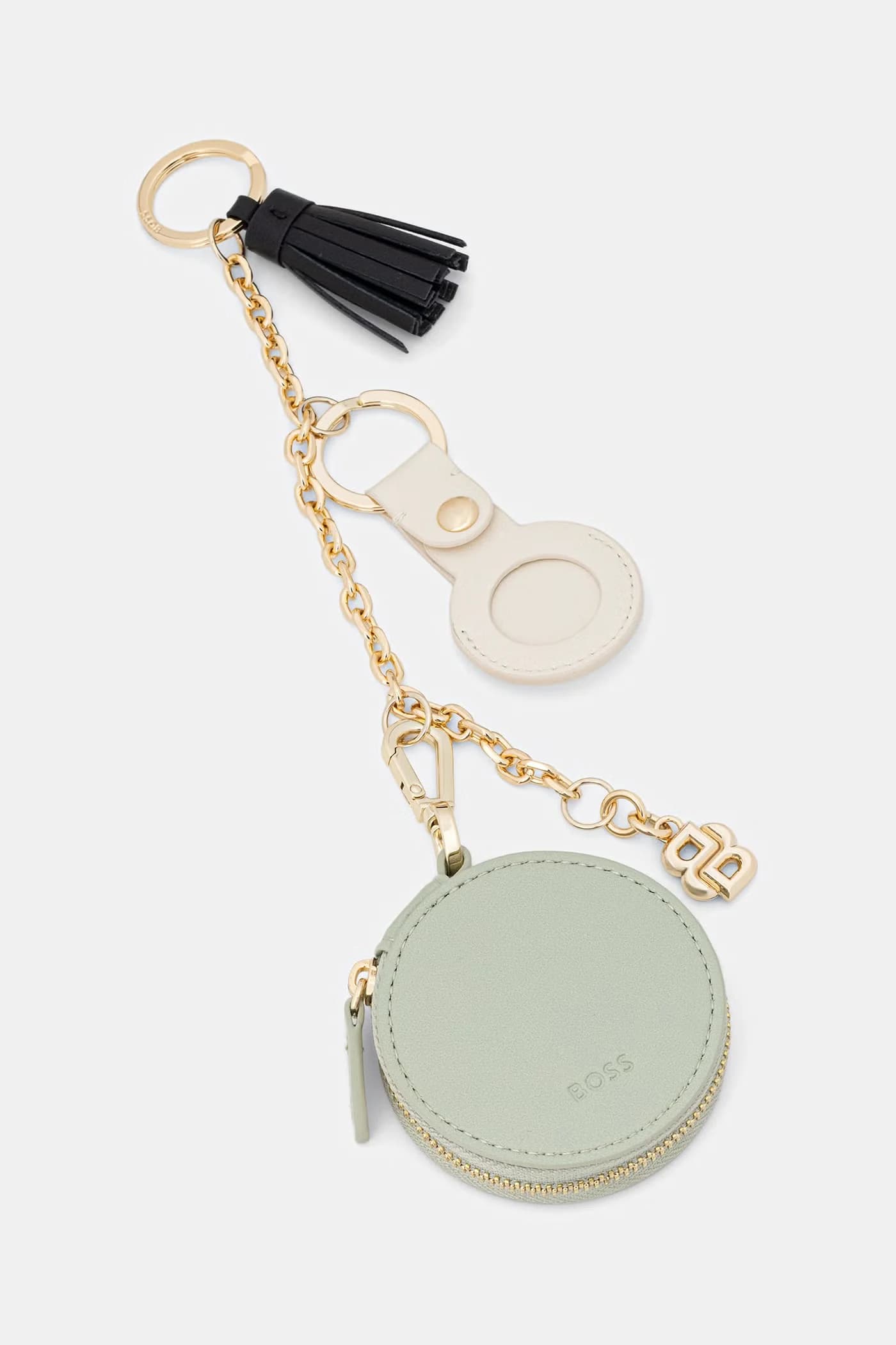 Женский кожаный брелок MULTI CHARMS