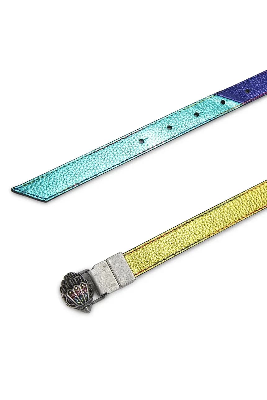 Женский кожаный двусторонний ремень Eagle - фото 3