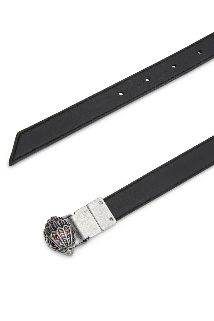 Женский кожаный двусторонний ремень Eagle - фото 4