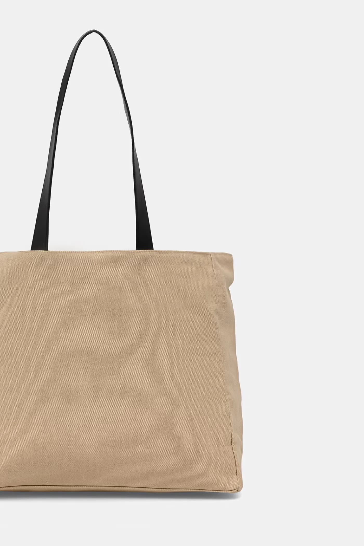 Женская сумка-шоппер из хлопка - фото 3