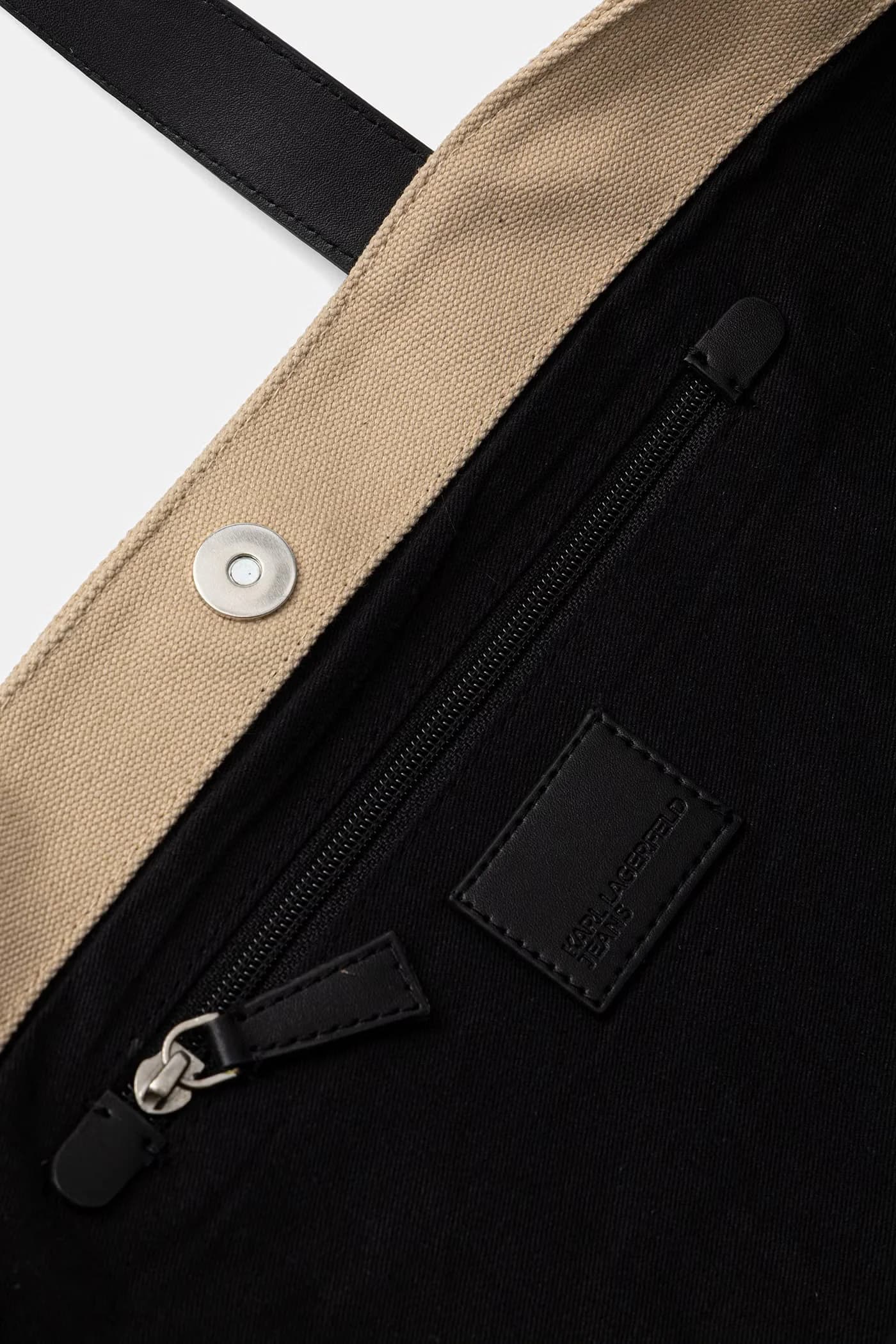 Женская сумка-шоппер из хлопка - фото 5