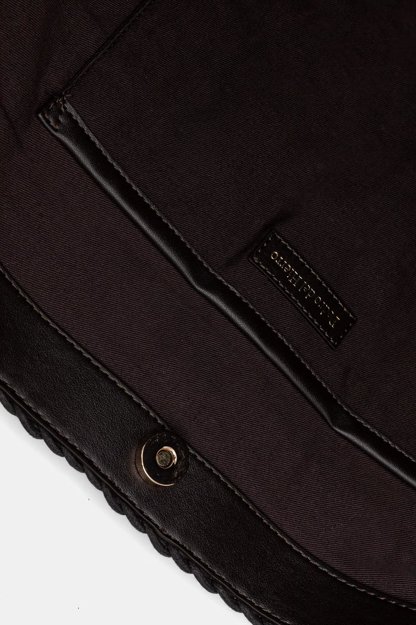 Женская сумка-шоппер из хлопка - фото 9