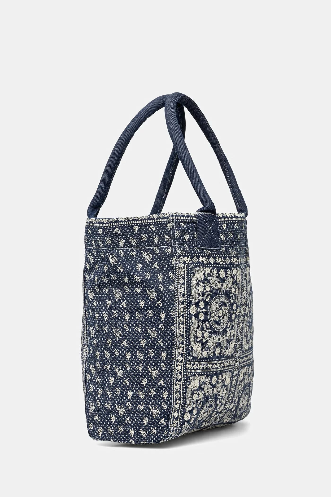 Женская джинсовая сумка-шоппер - фото 3