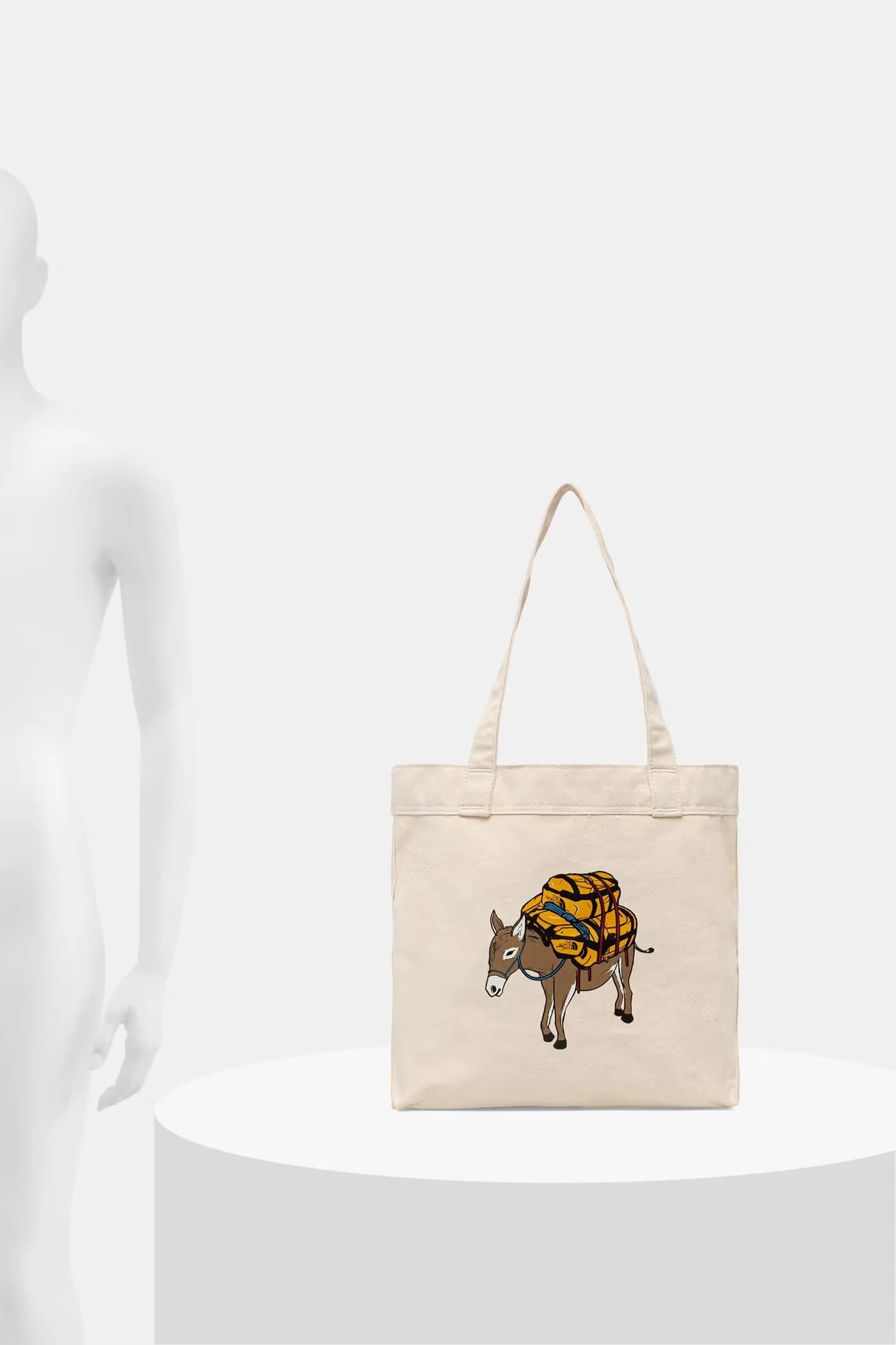 COTTON TOTE женская сумка-тоут из хлопка - фото 5