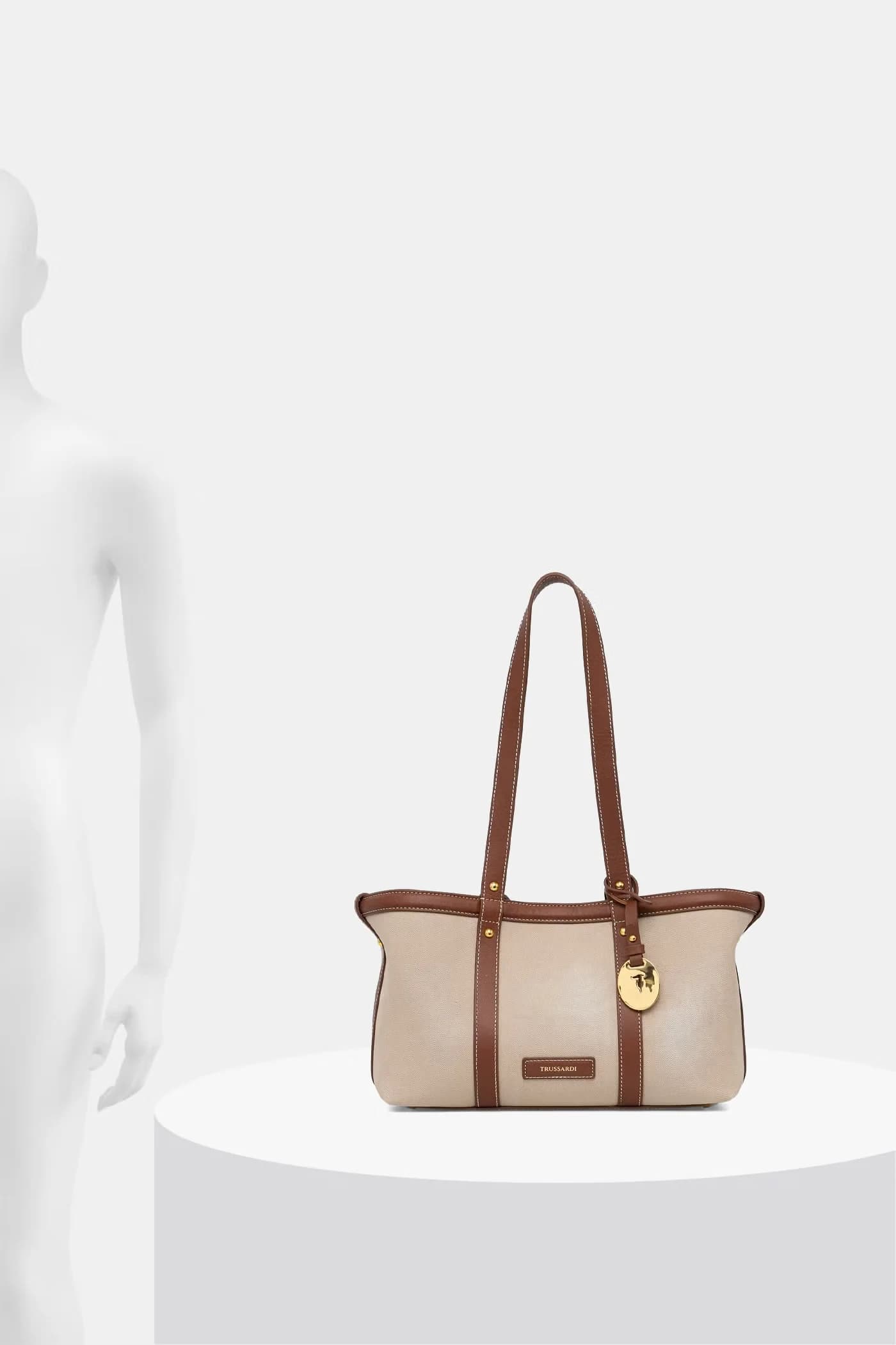 Женская сумка-шоппер из хлопка - фото 6