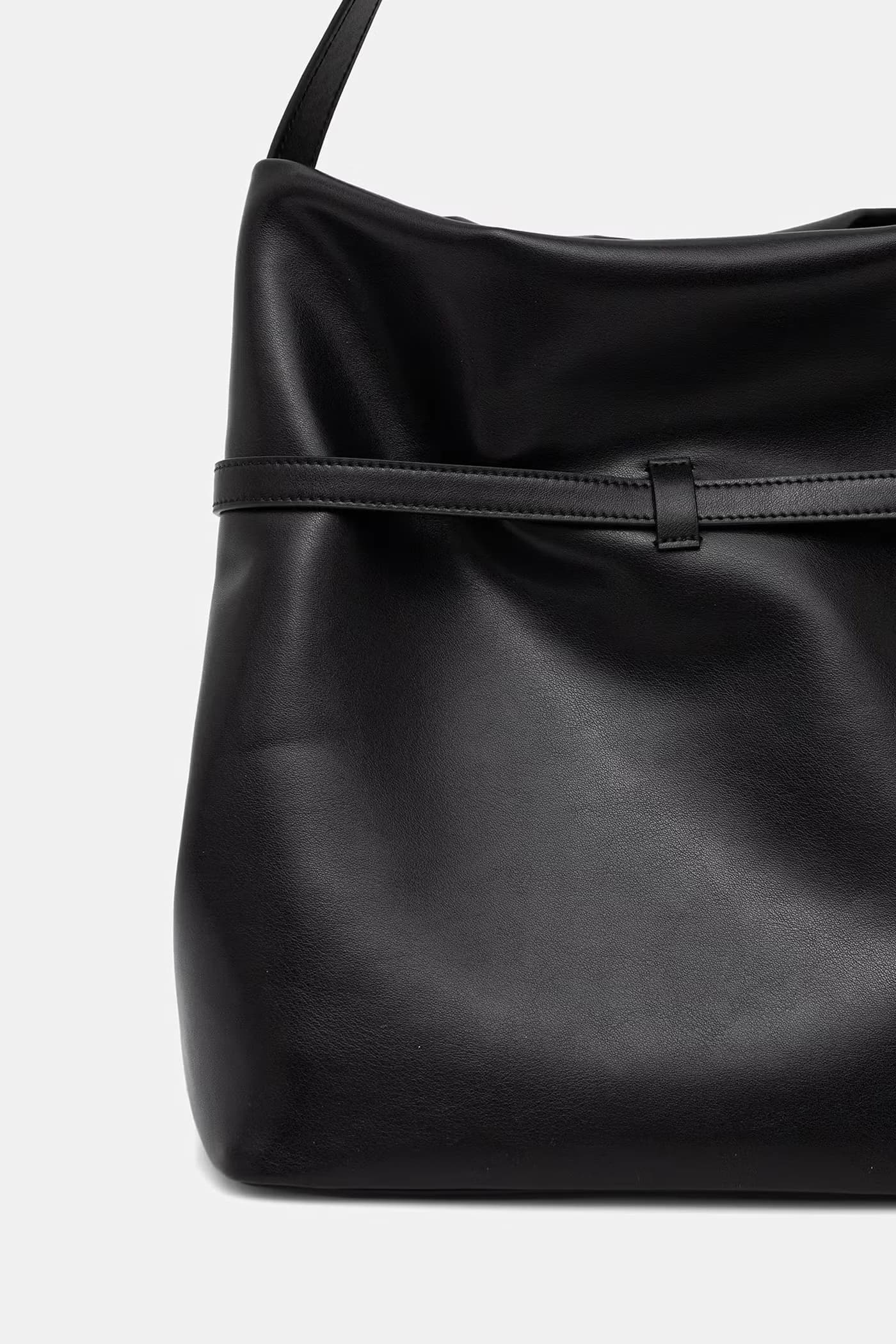 Женская кожаная сумка-шоппер - фото 5