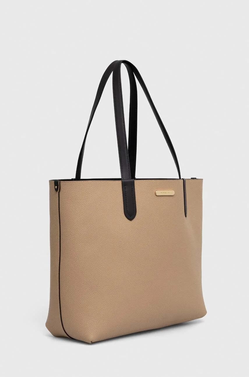 Двусторонняя кожаная сумка. - фото 2