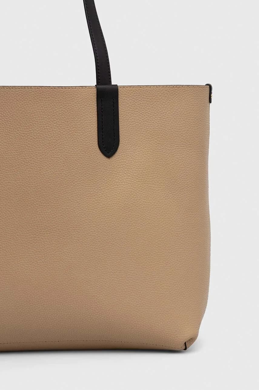 Двусторонняя кожаная сумка. - фото 7