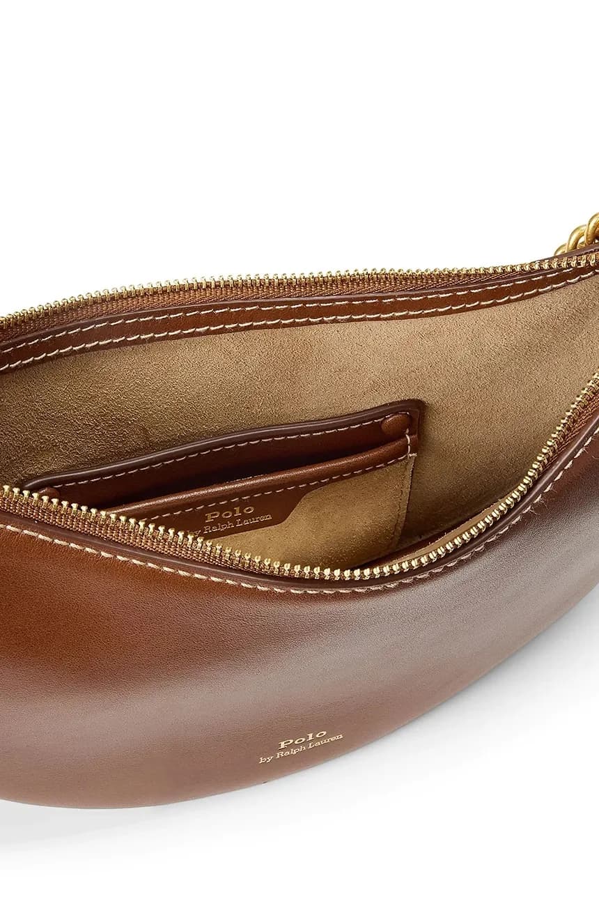 Женская кожаная сумка через плечо - фото 4